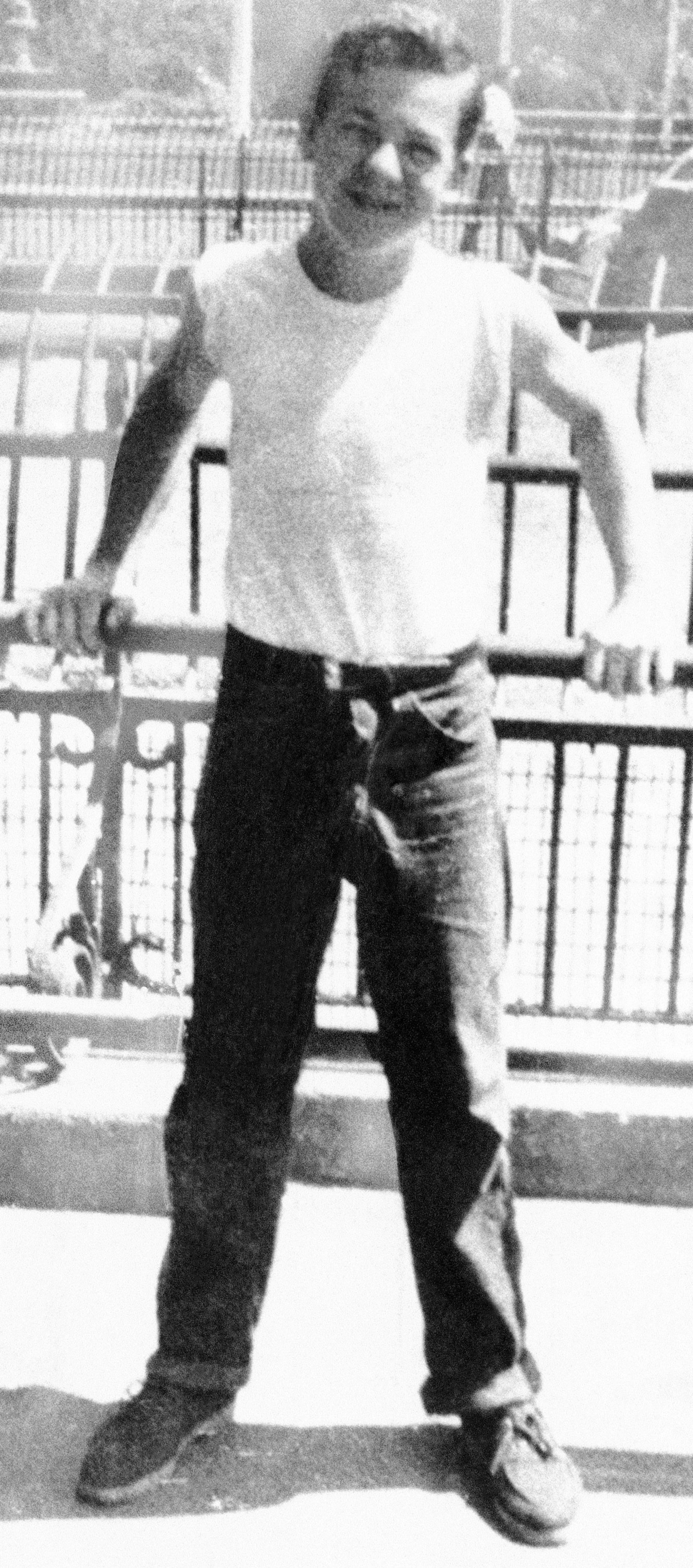 This 1947 photo obtained via his family shows Lee Harvey Oswald at the Bronx Zoo in New York. By the time he turned 17 and joined the Marines, he'd lived at more than 20 different addresses and attended a dozen schools. He was born in New Orleans on Oct. 18, 1939, two months after his father died of a heart attack. (AP Photo)