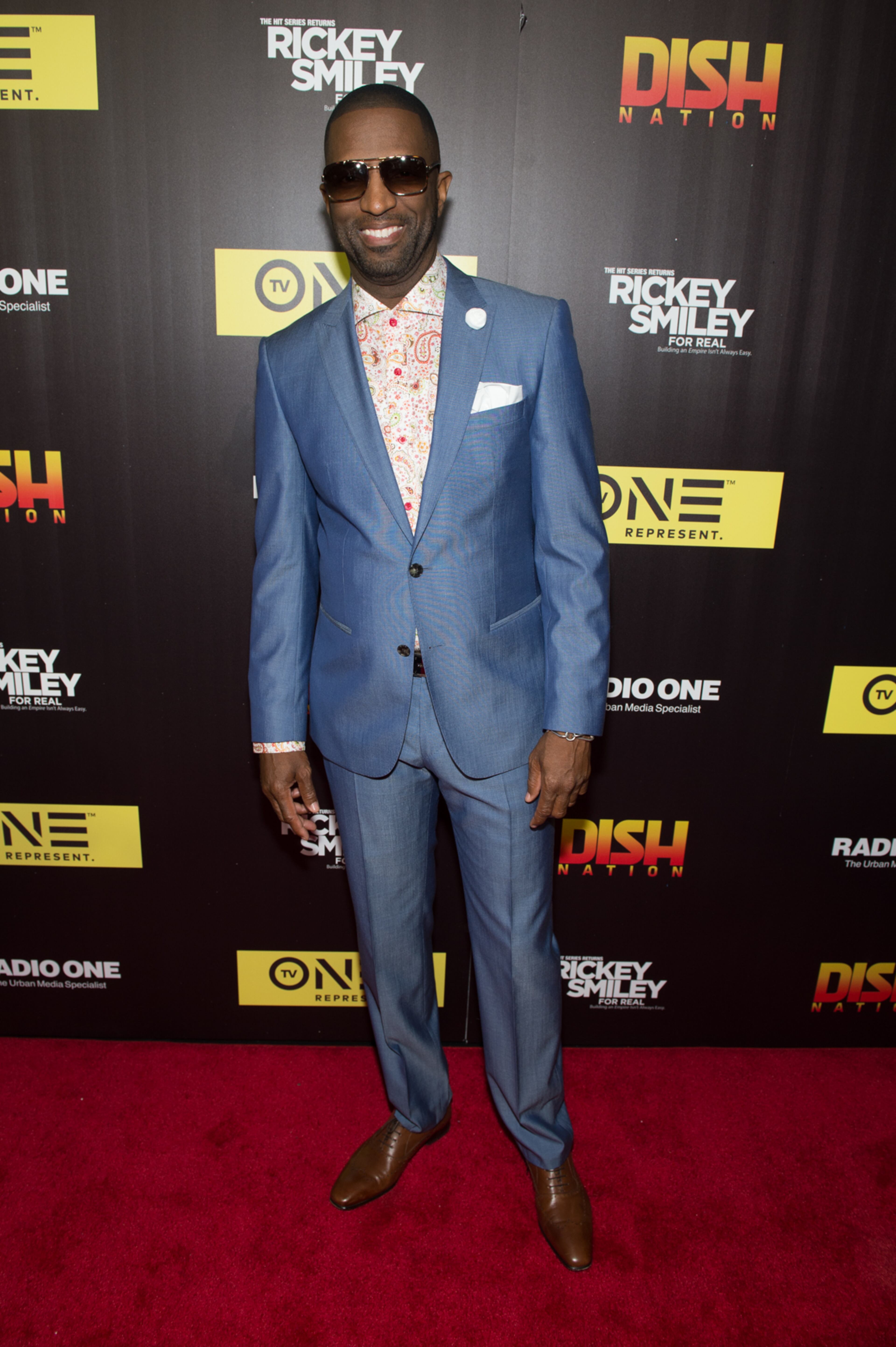 ATLANTA, GA - MAY 04: Comedian Rickey Smiley attends TV One's "Rickey Smiley For Real" season 2 premiere at SCADshow on May 4, 2016 in Atlanta, Georgia. (Photo by Marcus Ingram/Getty Images for TV One)