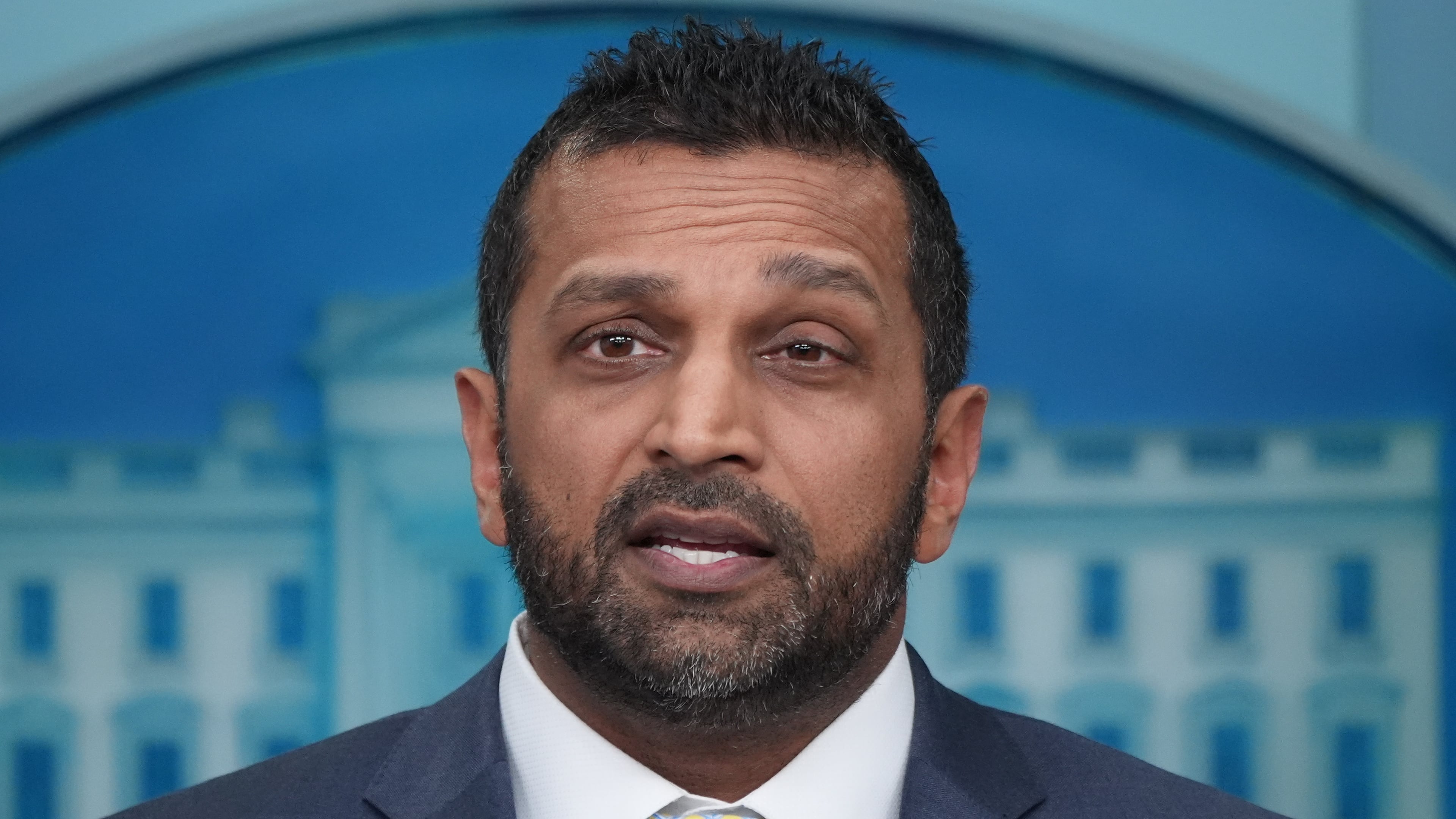 FILE - FBI Director Kash Patel White House speaks during a press briefing at the White House, Wednesday, Nov. 12, 2025, in Washington. (AP Photo/Jacquelyn Martin, File)