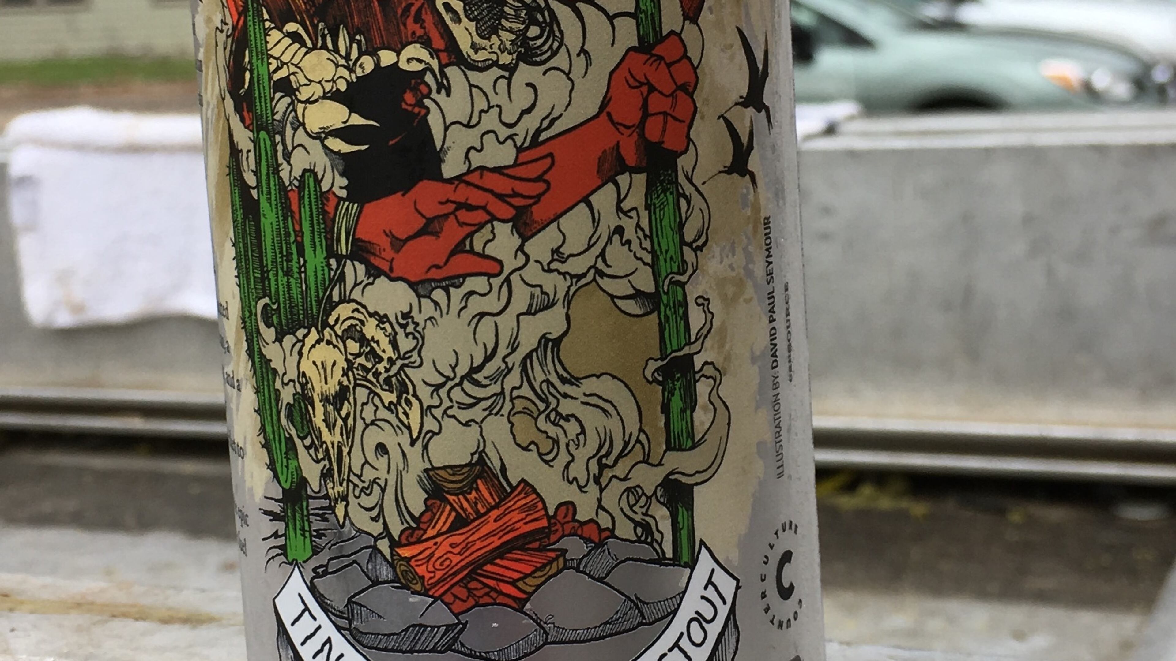 A fresh canned offering at Asheville's Burial Beer Forestry Camp Brewhouse in Biltmore Village. PHOTO CREDIT: Bob Townsend.