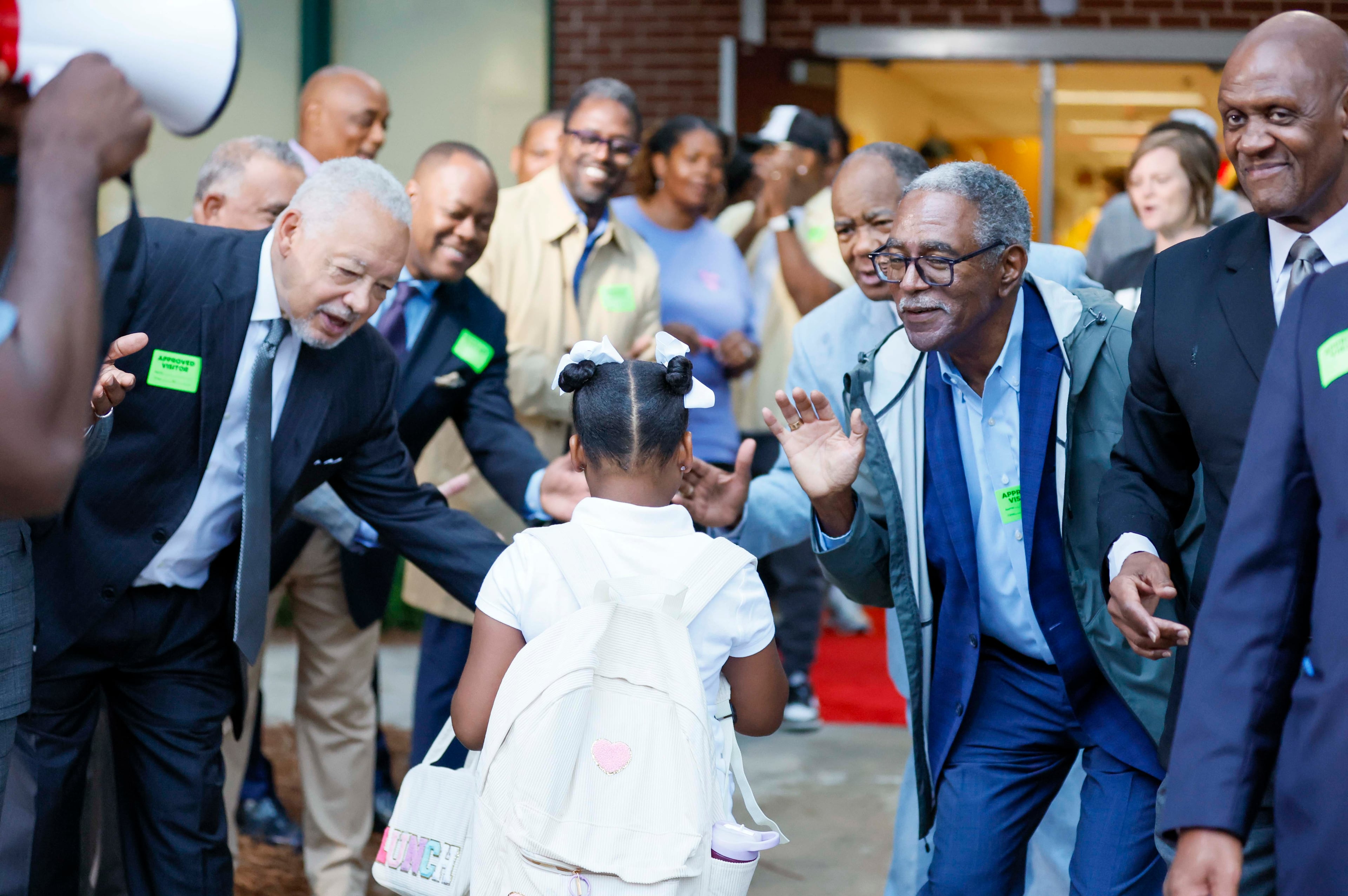 Red carpet for students.