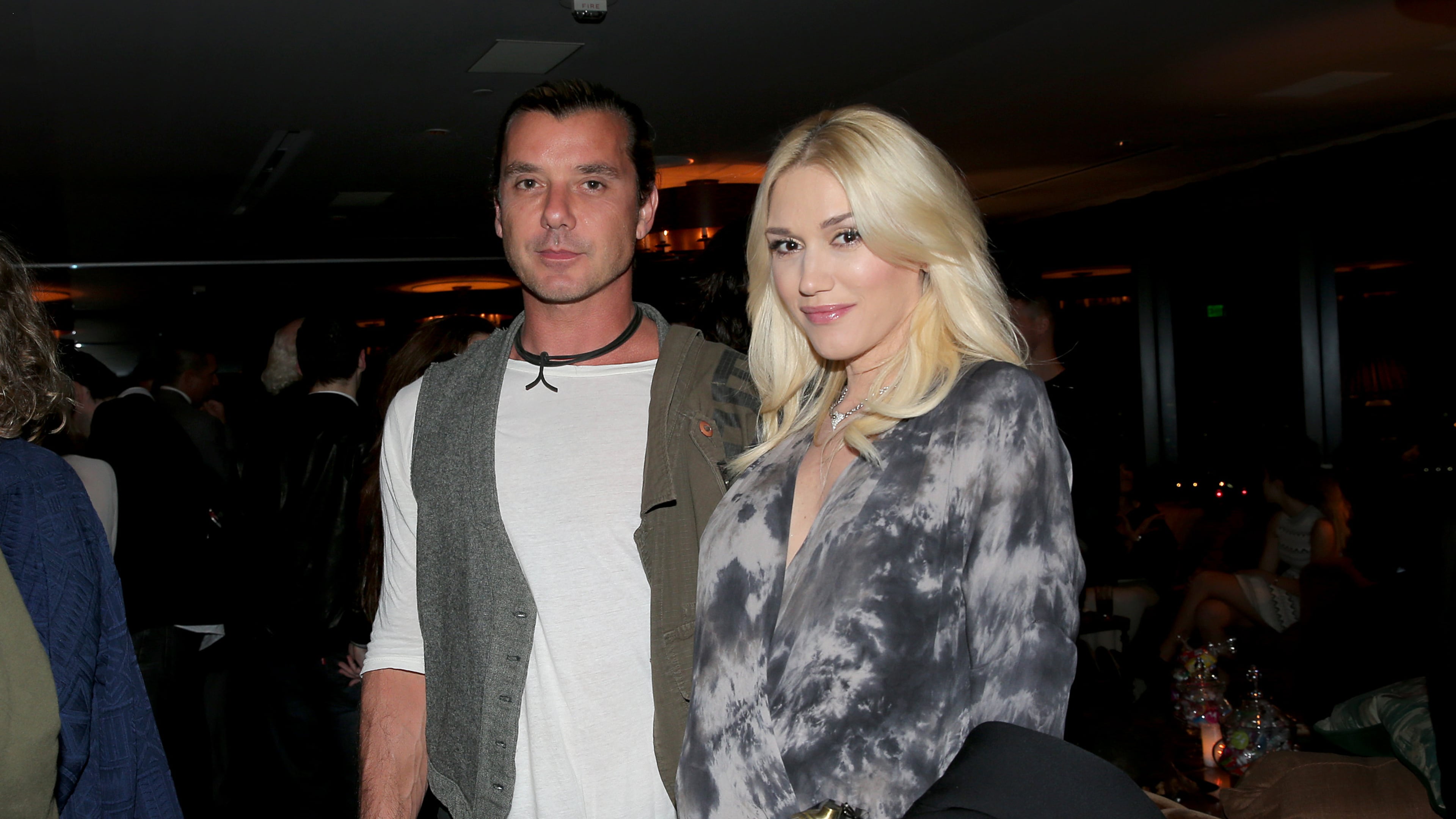 WEST HOLLYWOOD, CA - NOVEMBER 30: Musicians Gavin Rossdale (L) and Gwen Stefani attend PANDORA Jewelry and Moto X present 'American Hustle' at cinema prive at on November 30, 2013 in West Hollywood, California. (Photo by Rich Polk/Getty Images for cinema prive)