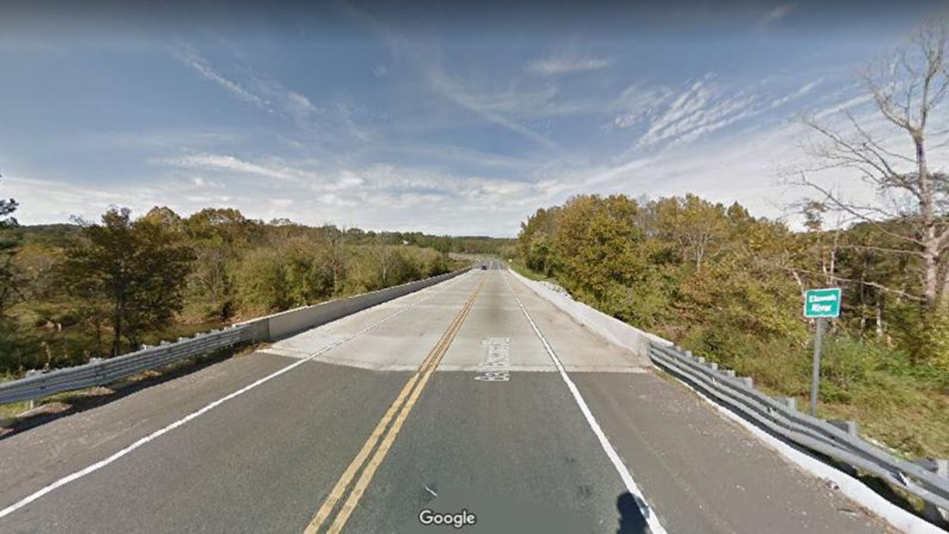 Cherokee County is leasing a house next to the Ball Ground Road bridge over the Etowah River to a person who will be responsible for a boat launch to be constructed nearby. GOOGLE MAPS