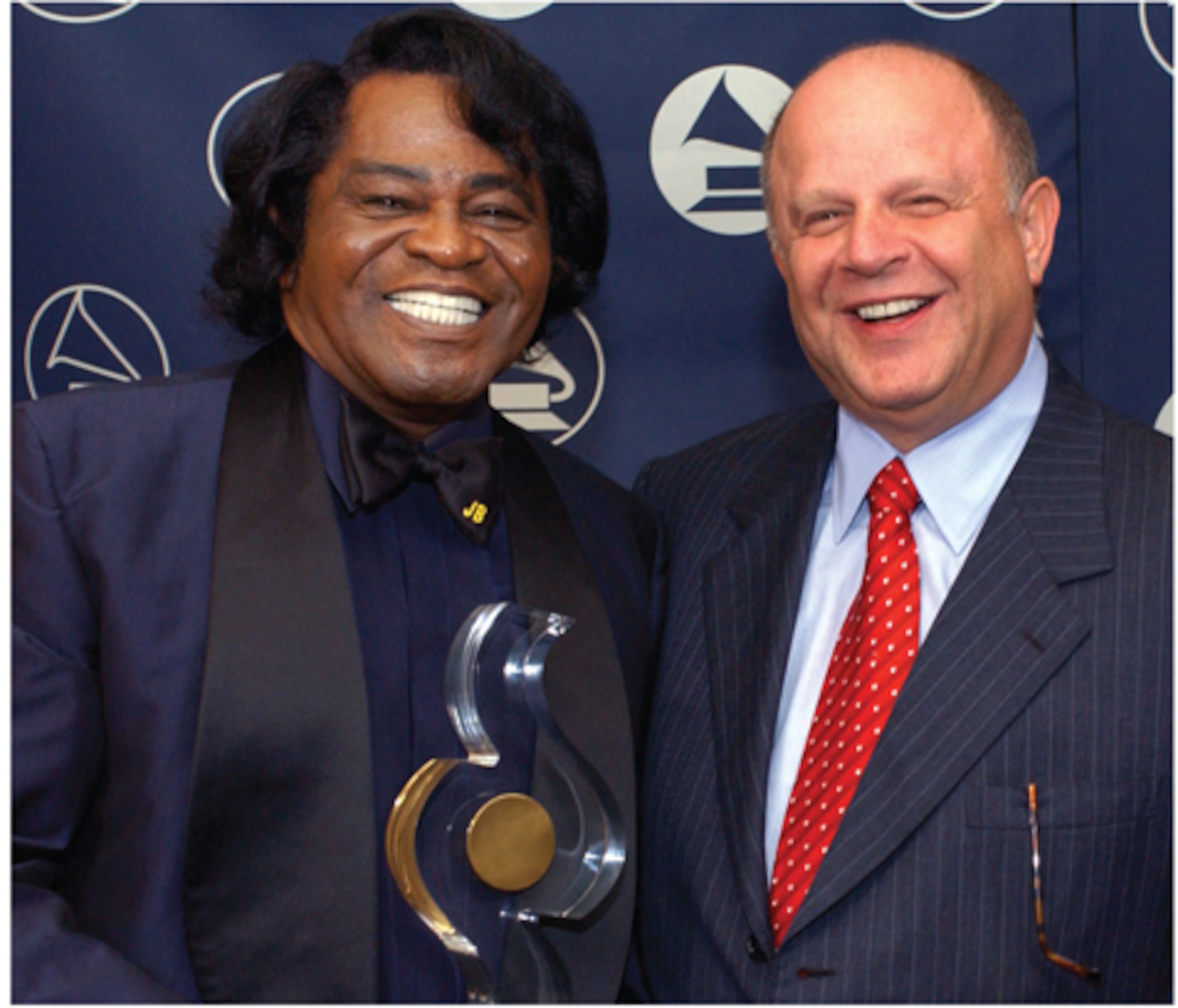 James Brown and his longtime attorney, Joel Katz. (Getty Images)