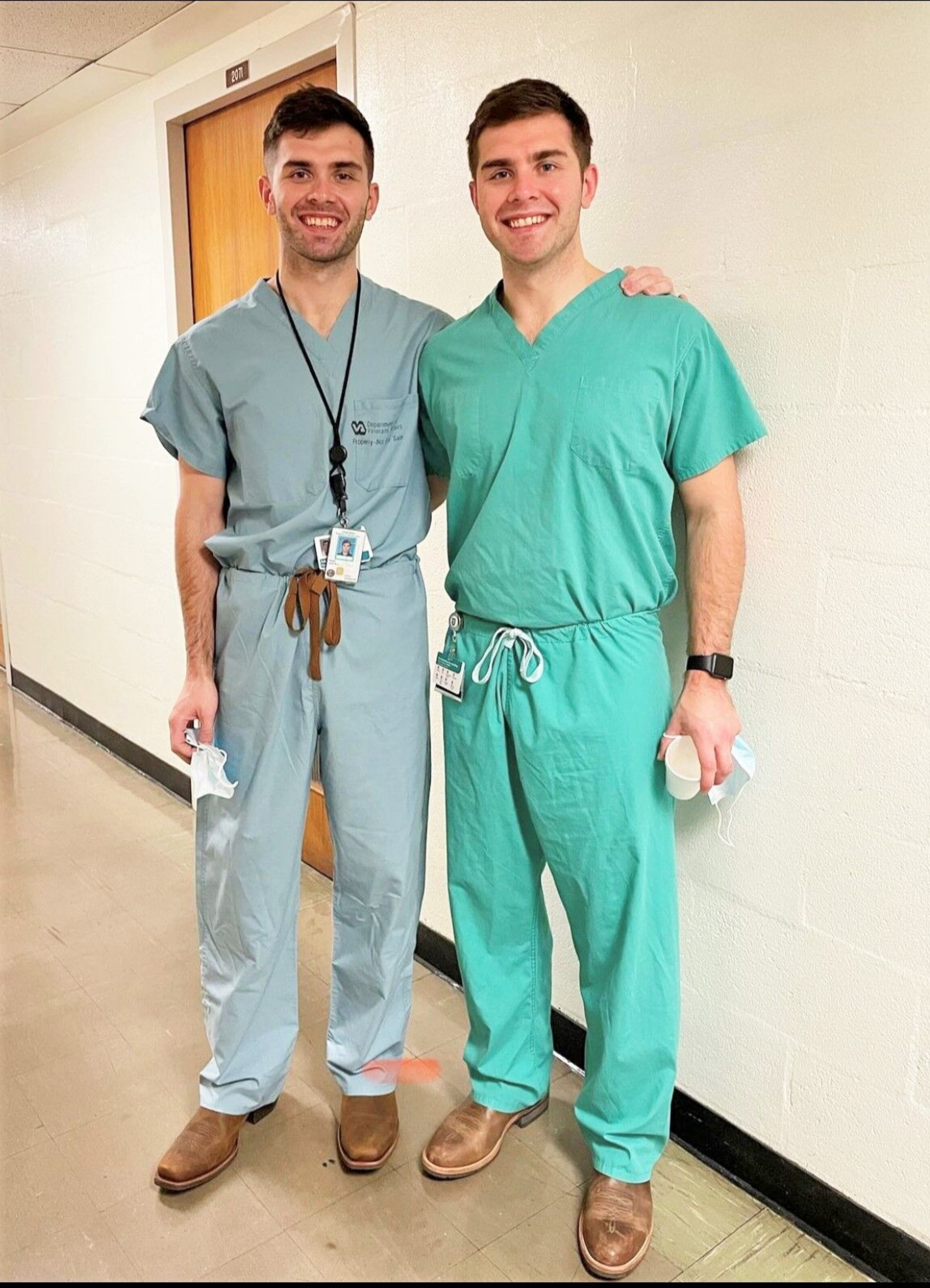 Austin and Bailey Ross began orthopedic residency programs after graduating from medical school this spring.