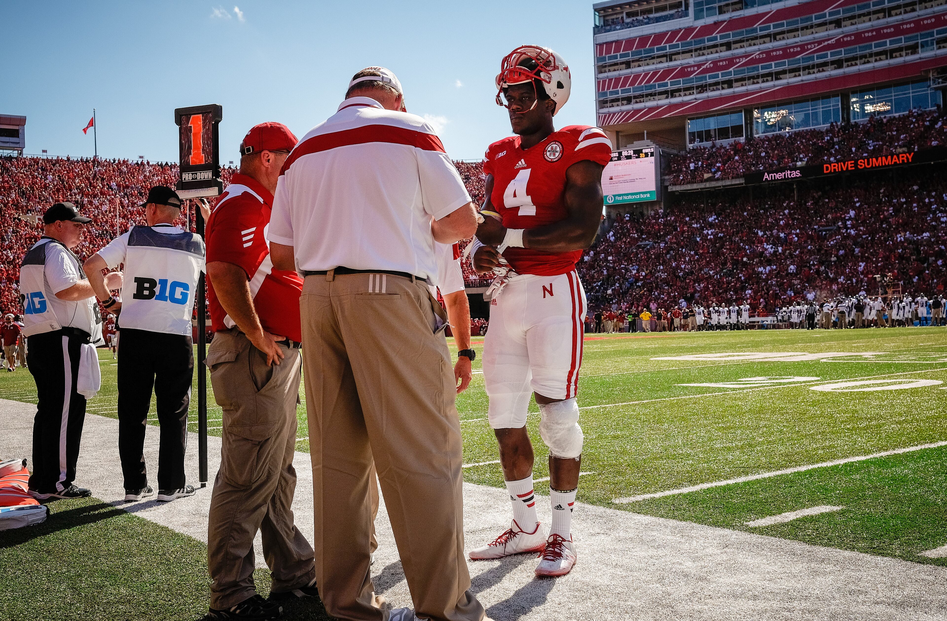 Nebraska's Randy Gregory is preparing for the draft at Goldin Athletic Training Association in Duluth. (Photo by Eric Francis/Getty Images)