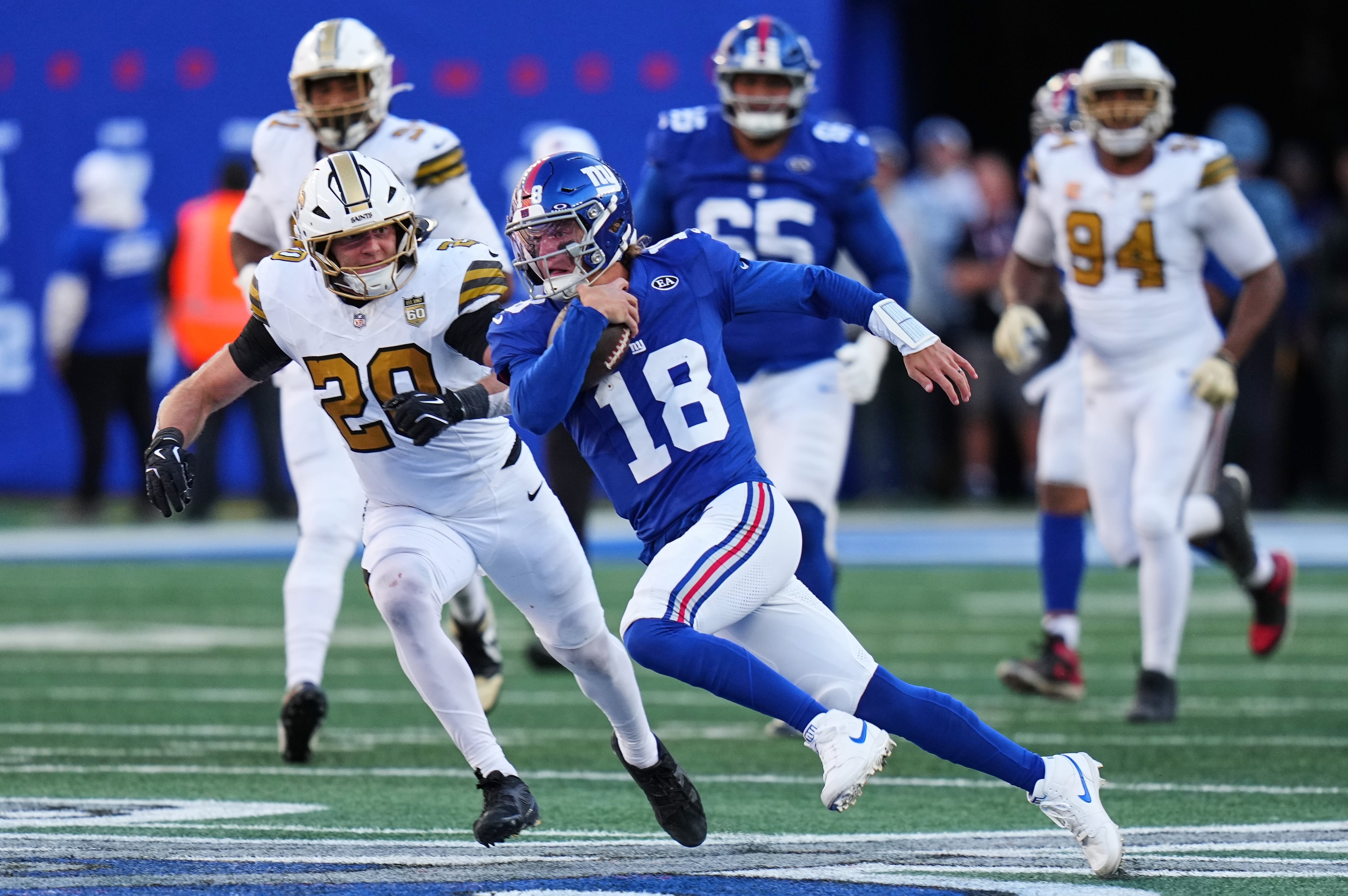 Saints Giants Football