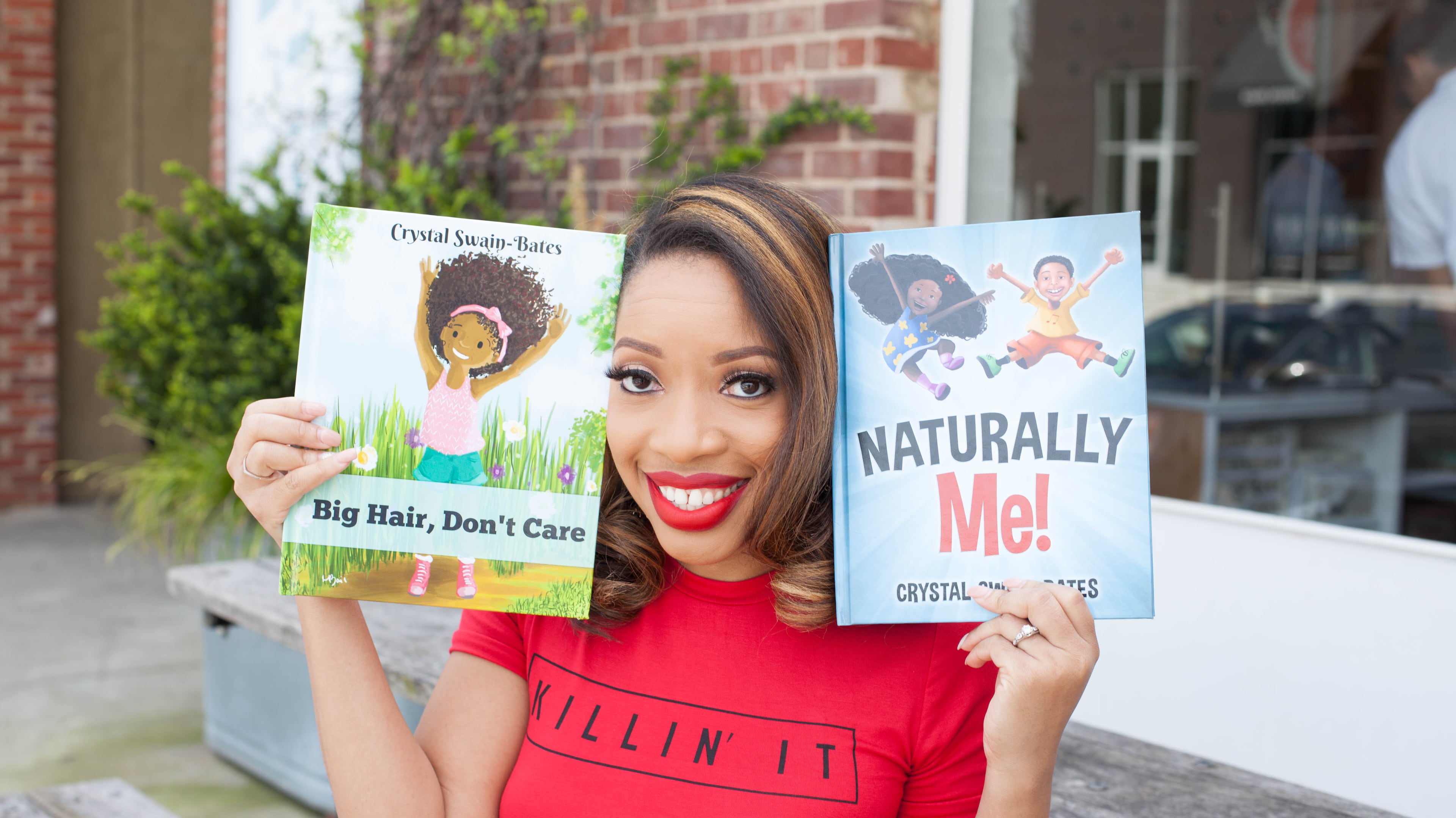 Crystal Swain-Bates in an Atlanta-based cyberanalyst turned children's book author. She focuses on stories that feature African-American characters and themes.