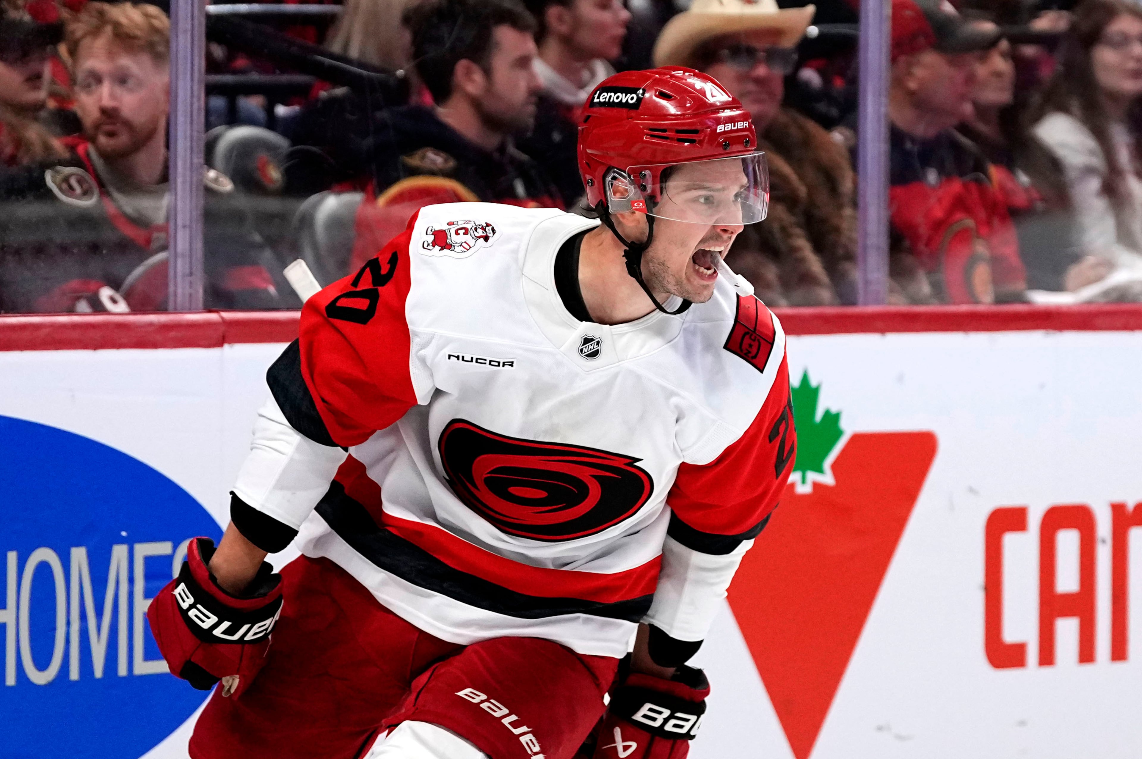 APTOPIX Hurricanes Senators Hockey