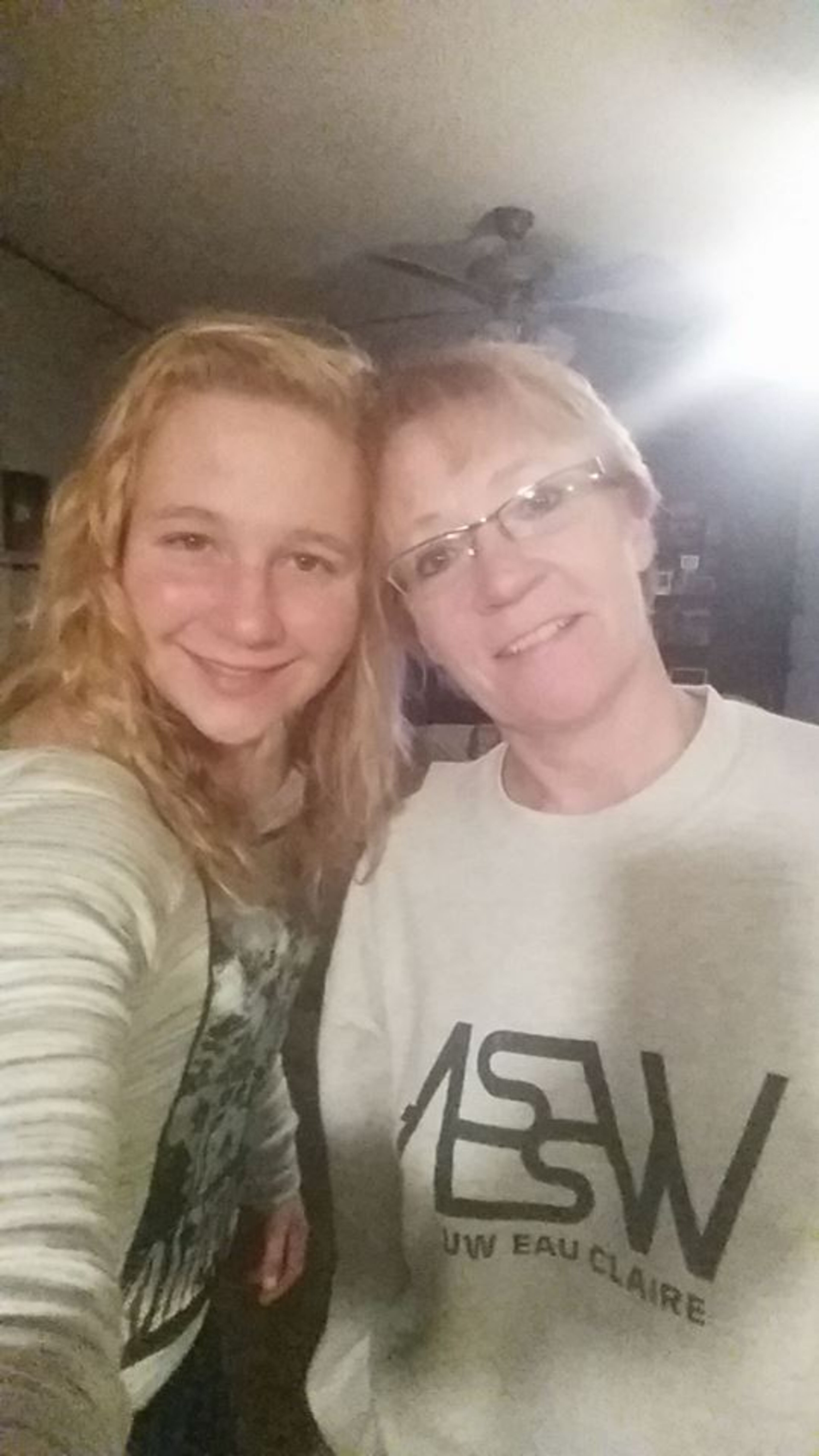 Reality Winner, left, and her mother, Billie Winner-Davis, of Kingsville, Texas.