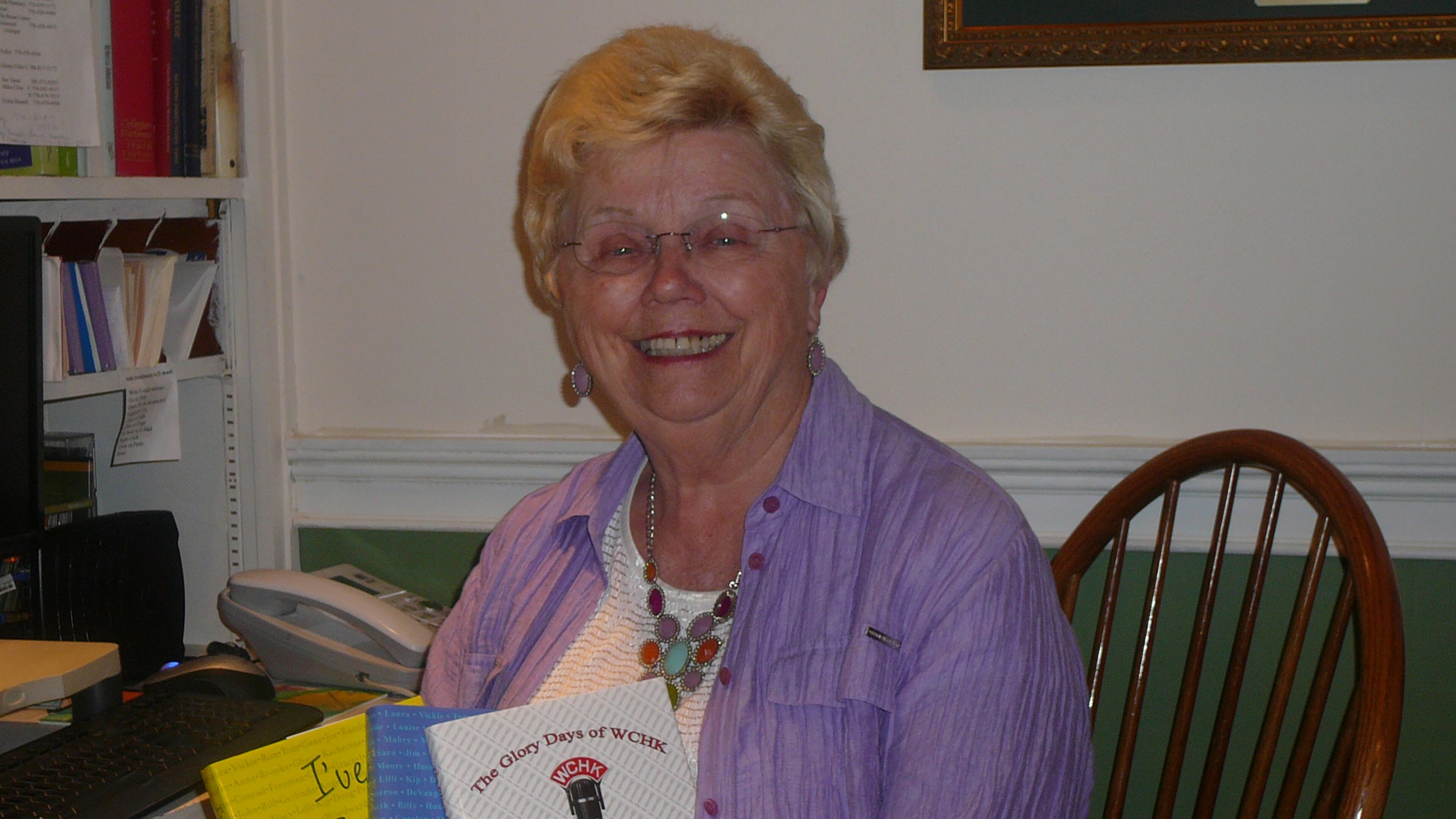 Former Cherokee County school superintendent and 7-time Waleska mayor Marguerite Cline has written three books, including her latest, "The Glory Days of WCHK" that she'll discuss at the Cherokee County Historical Society on Tuesday.