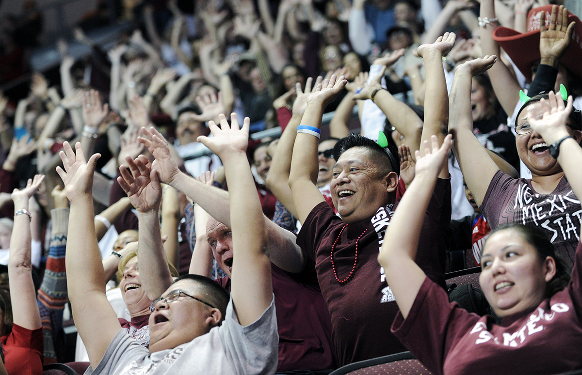 No. 13 New Mexico State: The Aggies have been speculatively linked to a move to the Sun Belt Conference, which Georgia State will officially join on July 1.