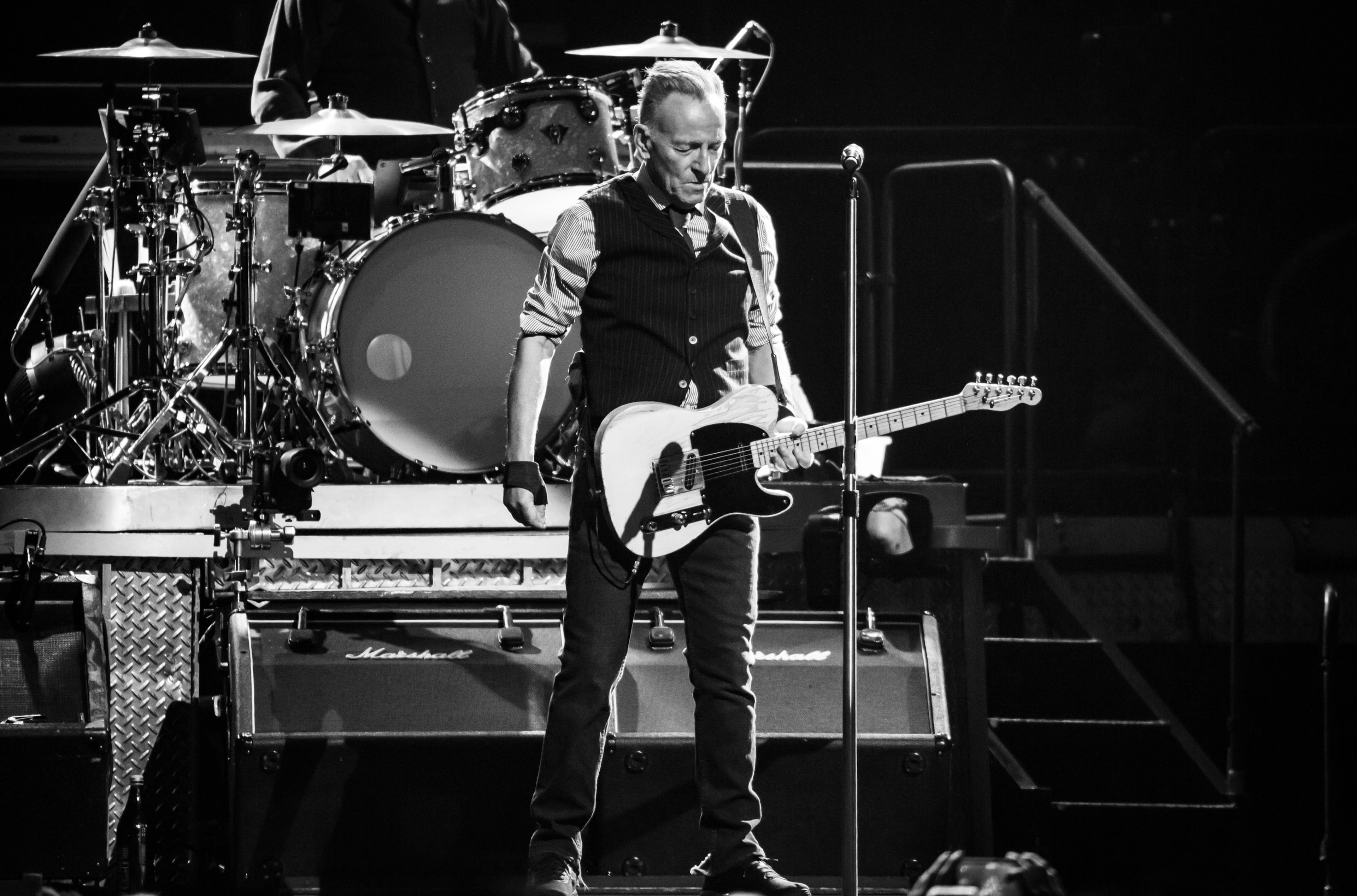 Bruce Springsteen and the E Street Band play for a sold-out crowd Saturday, May 2, 2026, at State Farm Arena in Atlanta. (Ryan Fleisher at the AJC)