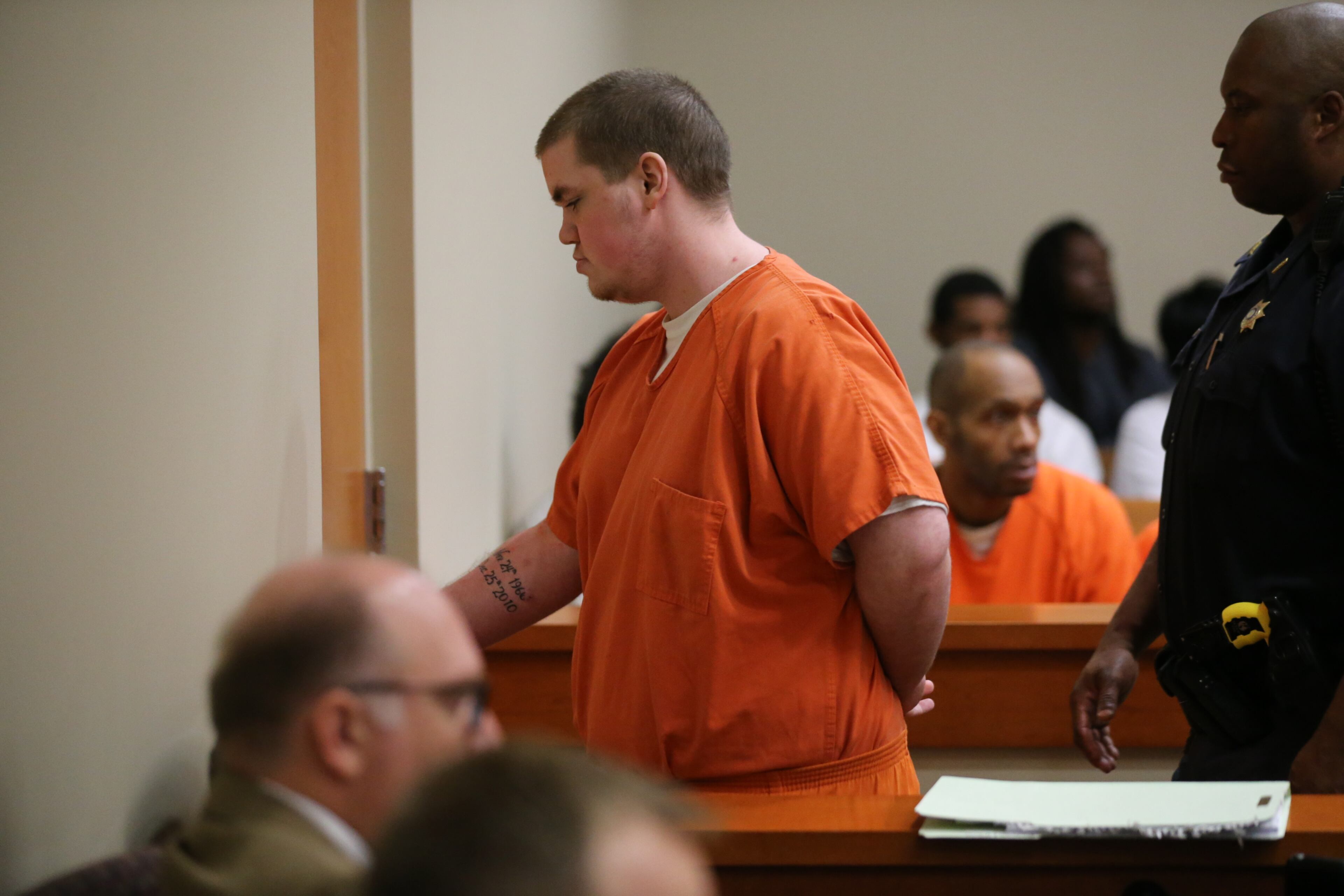 A Superior Court judge sentenced Michael Brandon Hill to serve 20 years in prison and 20 on probation for invading a DeKalb County elementary school with an assault rifle in August 2013. JOHN SPINK / JSPINK@AJC.COM