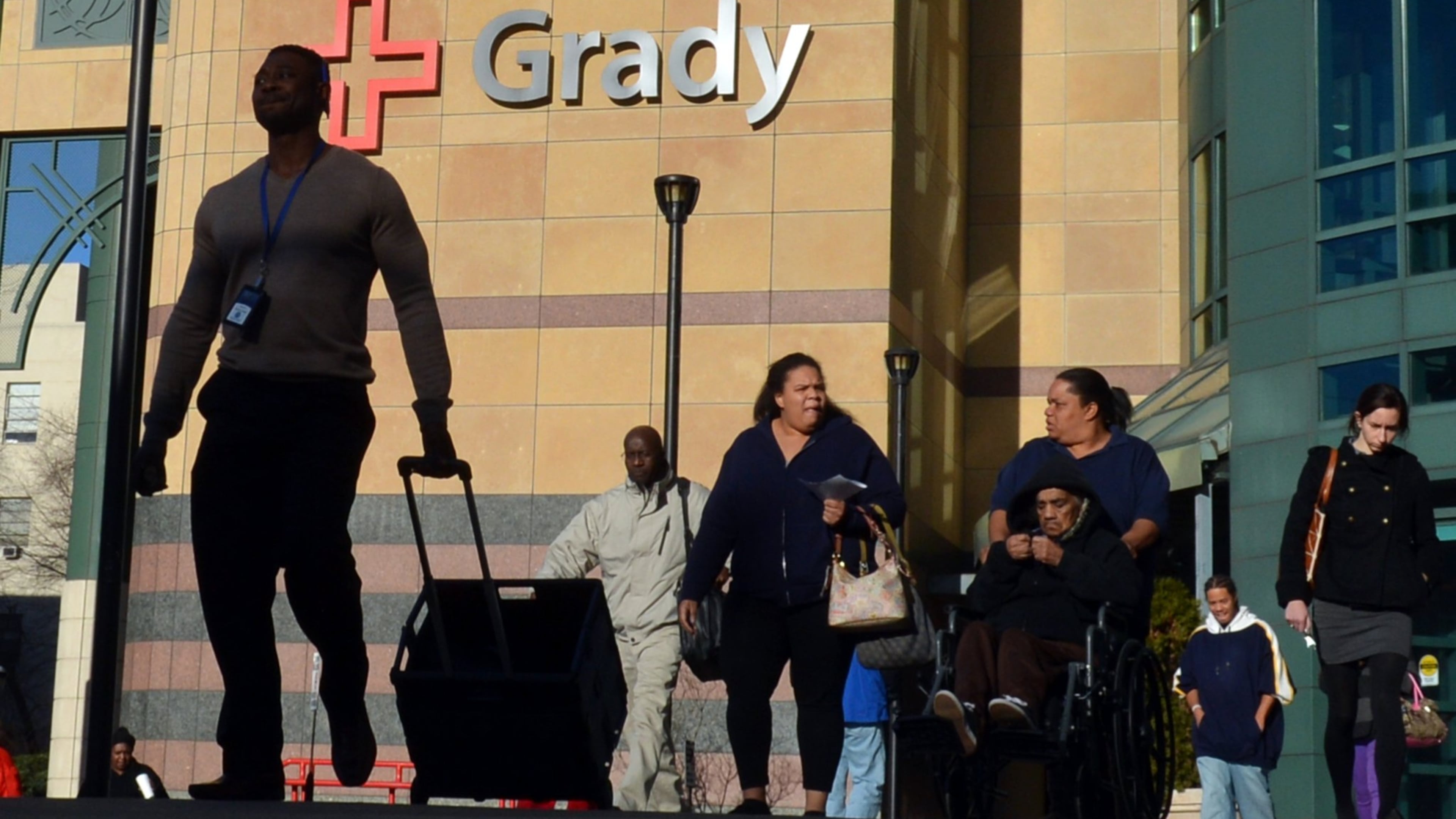Grady Memorial Hospital. (Photo by BRANT SANDERLIN / BSANDERLIN@AJC.COM)