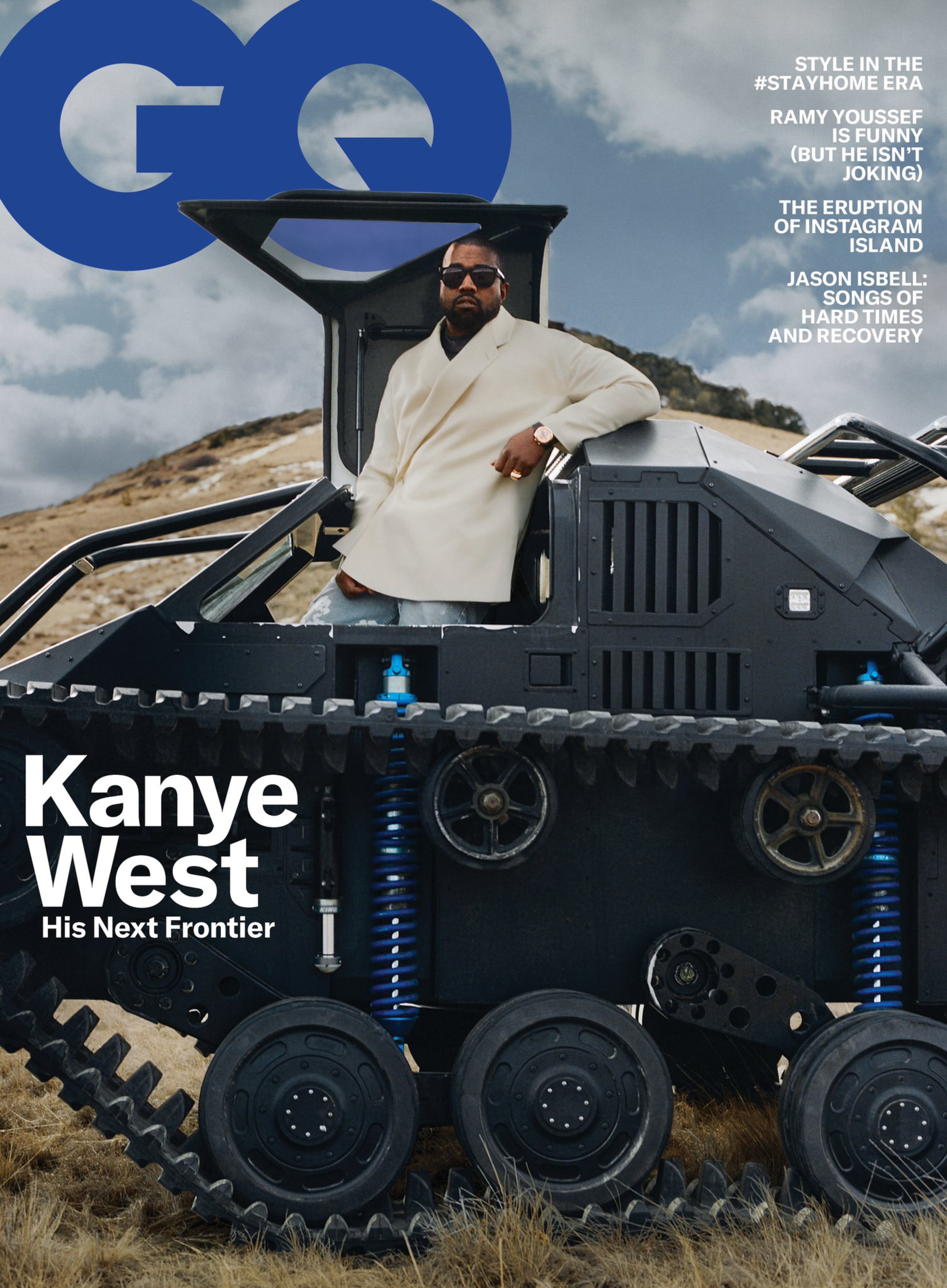 Tyler Mitchell photographed Kanye West for the cover of the May 2020 edition of GQ.