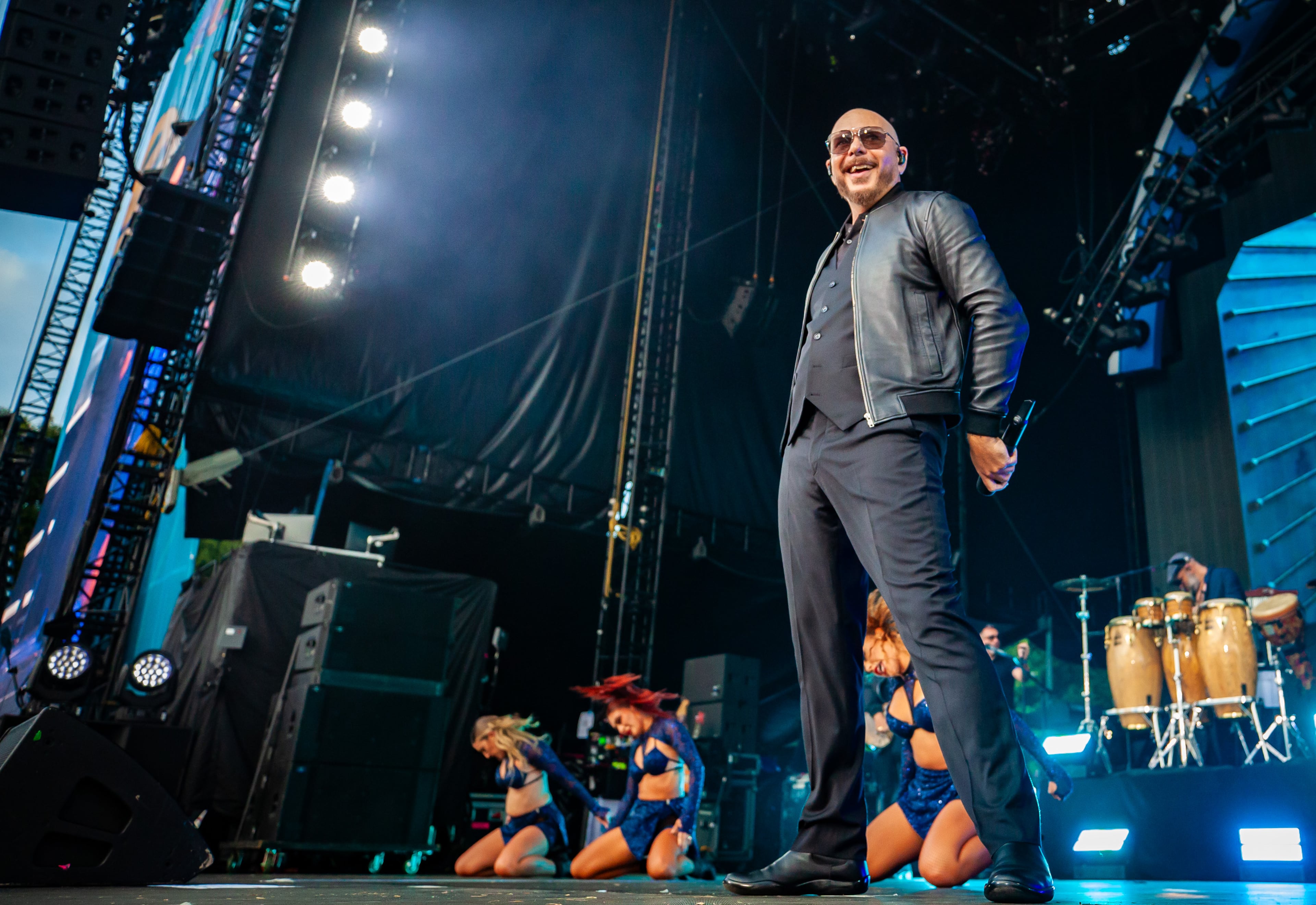 65005e0fbc5eef4376d48cac Atlanta, Ga: Pitbull brought all the hits, dances, and hype having the crowd jumping start to finish during his set. Photo taken Friday September 15, 2023 at Piedmont Park. 65005e0fbc5eef4376d48cac (RYAN FLEISHER FOR THE ATLANTA JOURNAL-CONSTITUTION)