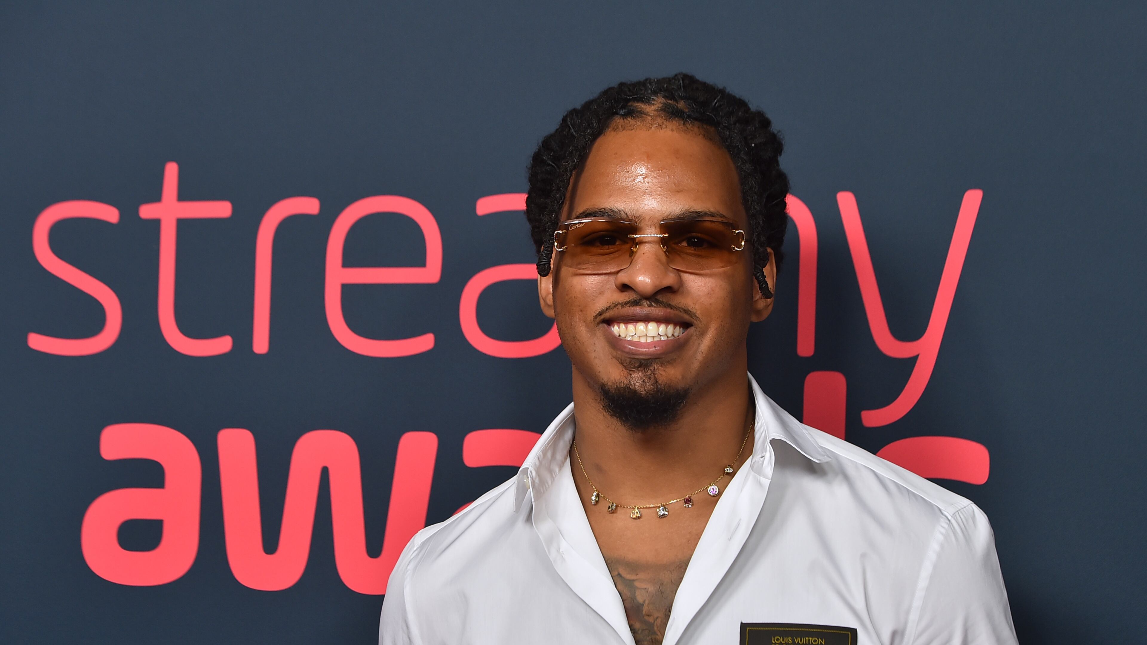 Keith Lee arrives at the Streamy Awards on Sunday, Aug. 27, 2023, at the Fairmont Century Plaza Hotel in Los Angeles. (Photo by Jordan Strauss/Invision/AP)