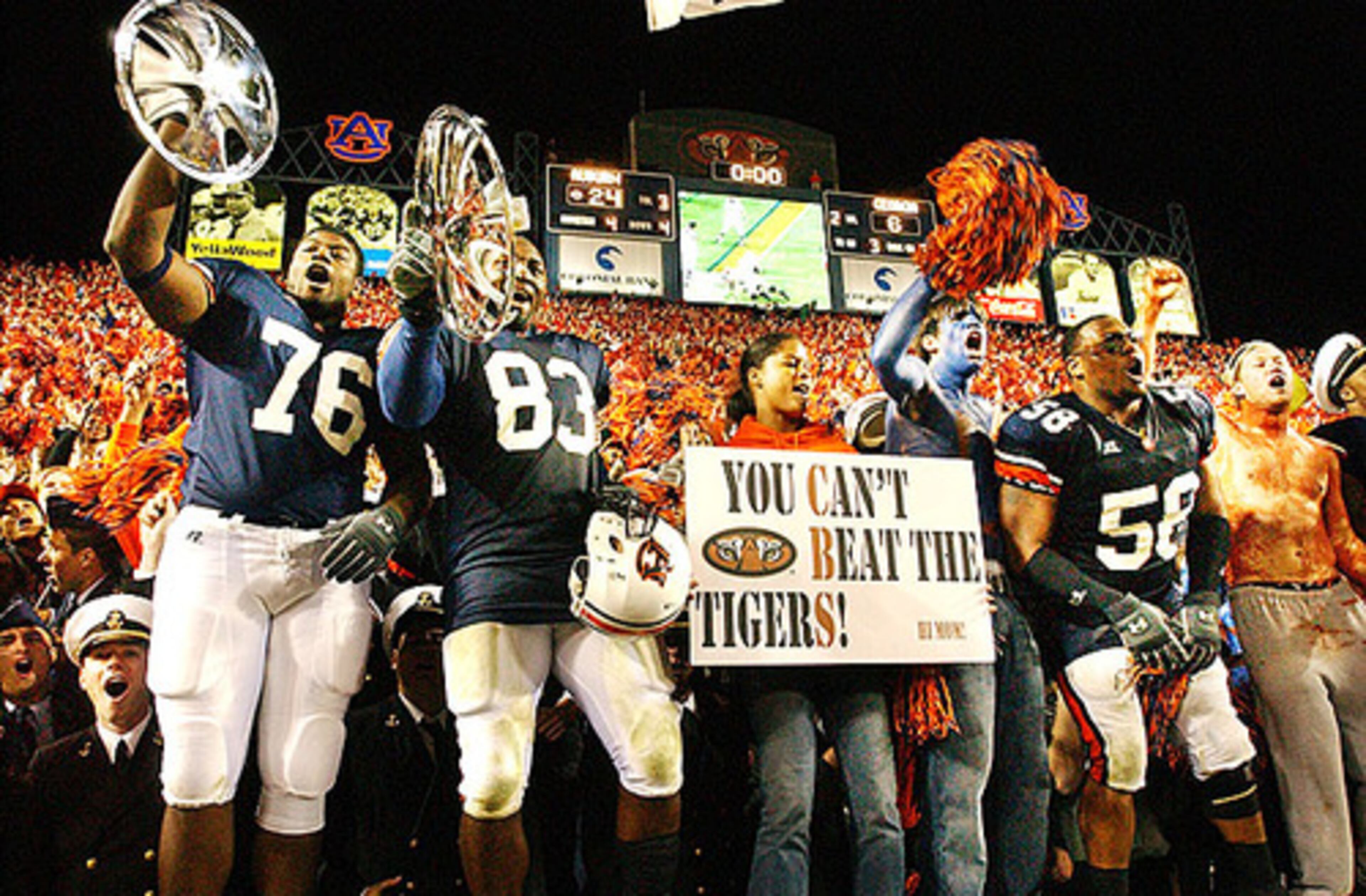 In 2004 it was Auburn's turn to earn SEC honors at the expense of its ancient rival as the Tigers defeated UGA 24-6 enroute to an undefeated season.
