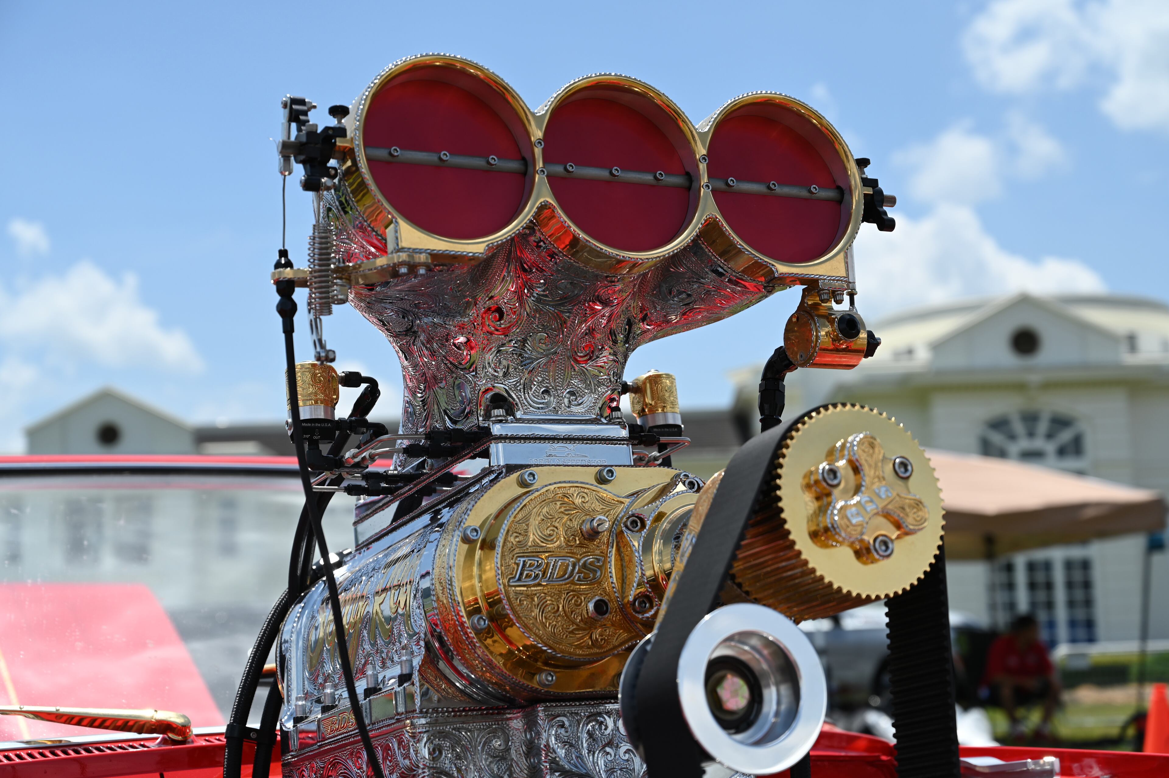 One of fleets of classic/custom automobiles and luxury vehicles is displayed during the 4th Annual Rick Ross Car and Bike Show, Saturday, June 7, 2025, in Fayetteville. The 4th Annual Rick Ross Car and Bike Show will include a vendor market with more than 30 vendors, food trucks, fleets of classic/custom automobiles, luxury vehicles, boats, RVs and trailers on the front of the mansion. Stage performances include Plies, Ross' new signee Nino Breeze and Ross himself. (Hyosub Shin / AJC)