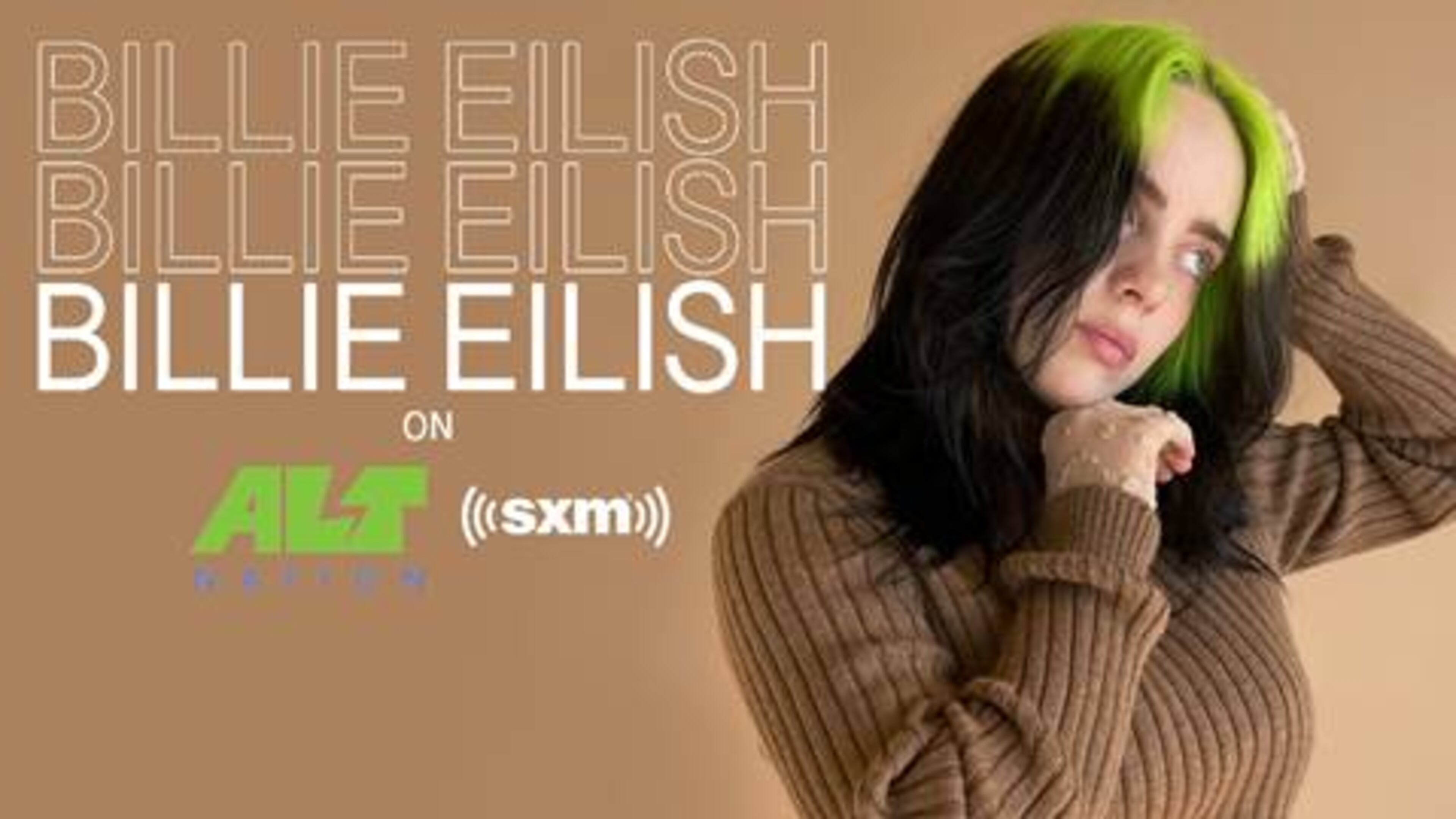 Billie Eilish will perform a special recording session on SiriusXM.