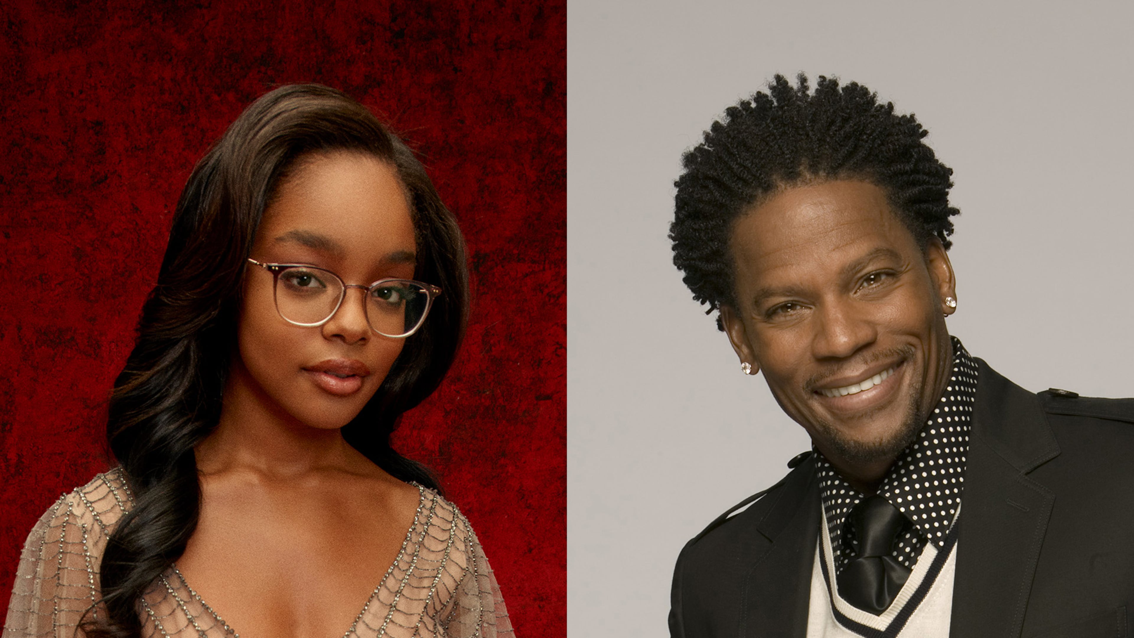 Marsai Martin from "black-ish" stars in a new film for Paramount+ "Fantasy Football." A new Fox sitcom stars D.L. Hughley ("The DL"). Both started production the past month in Georgia. PUBLICITY PHOTOS