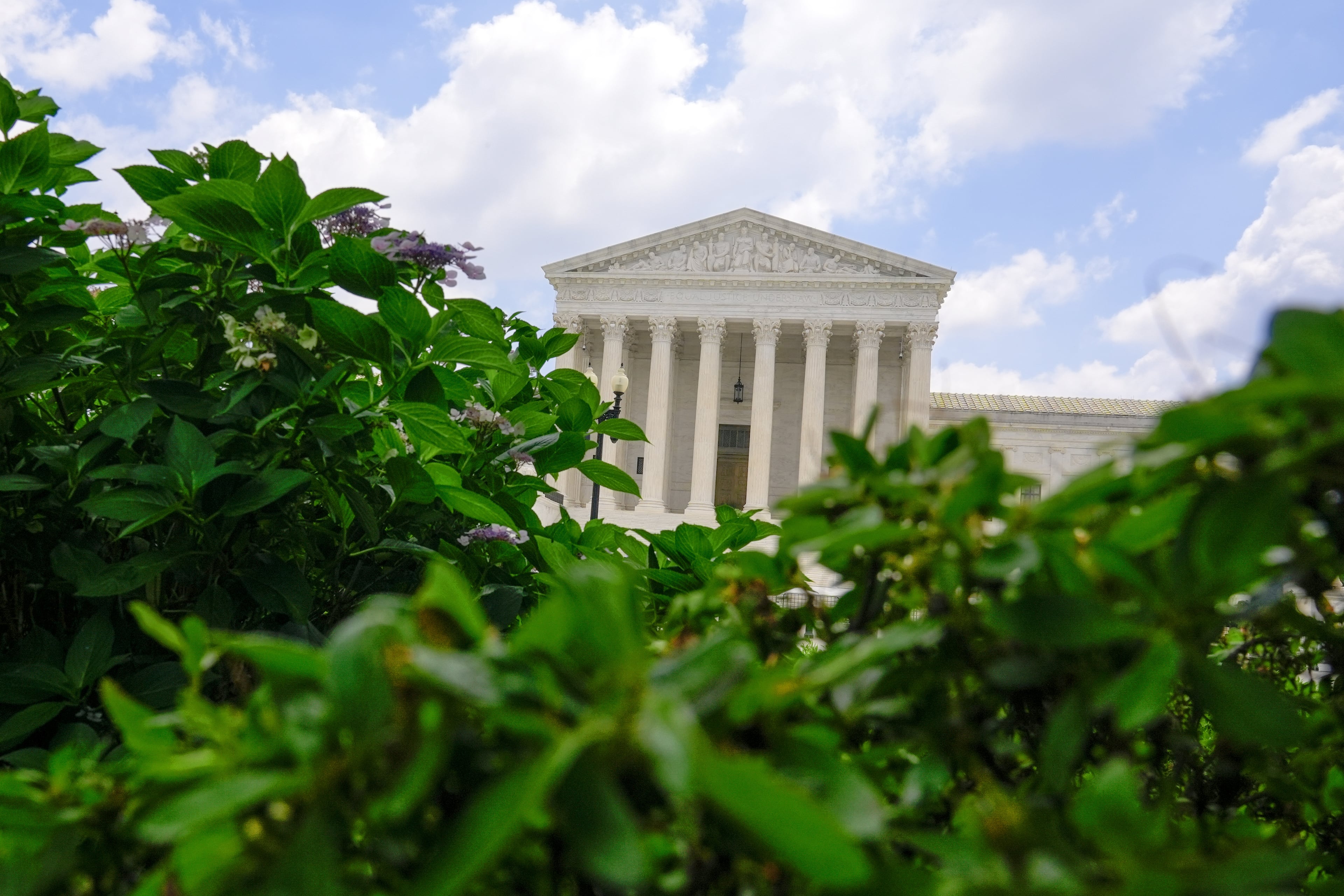The U.S. Supreme Court is seen in June. (Mariam Zuhaib/AP)