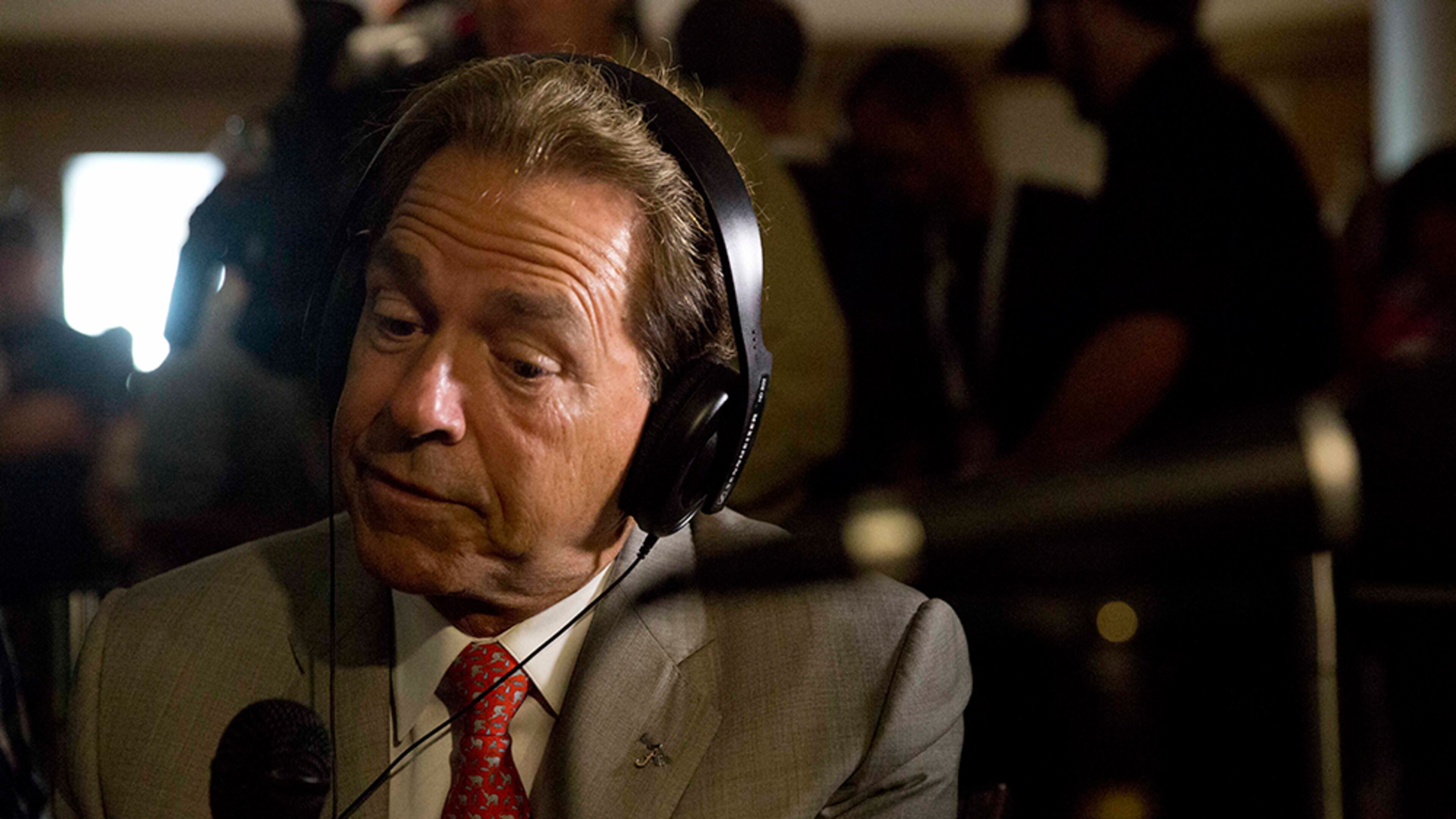 “I do not regret giving players opportunities,” Alabama head coach Nick Saban said regarding signing Jonathan Taylor, who had been dismissed from the Georgia football team.