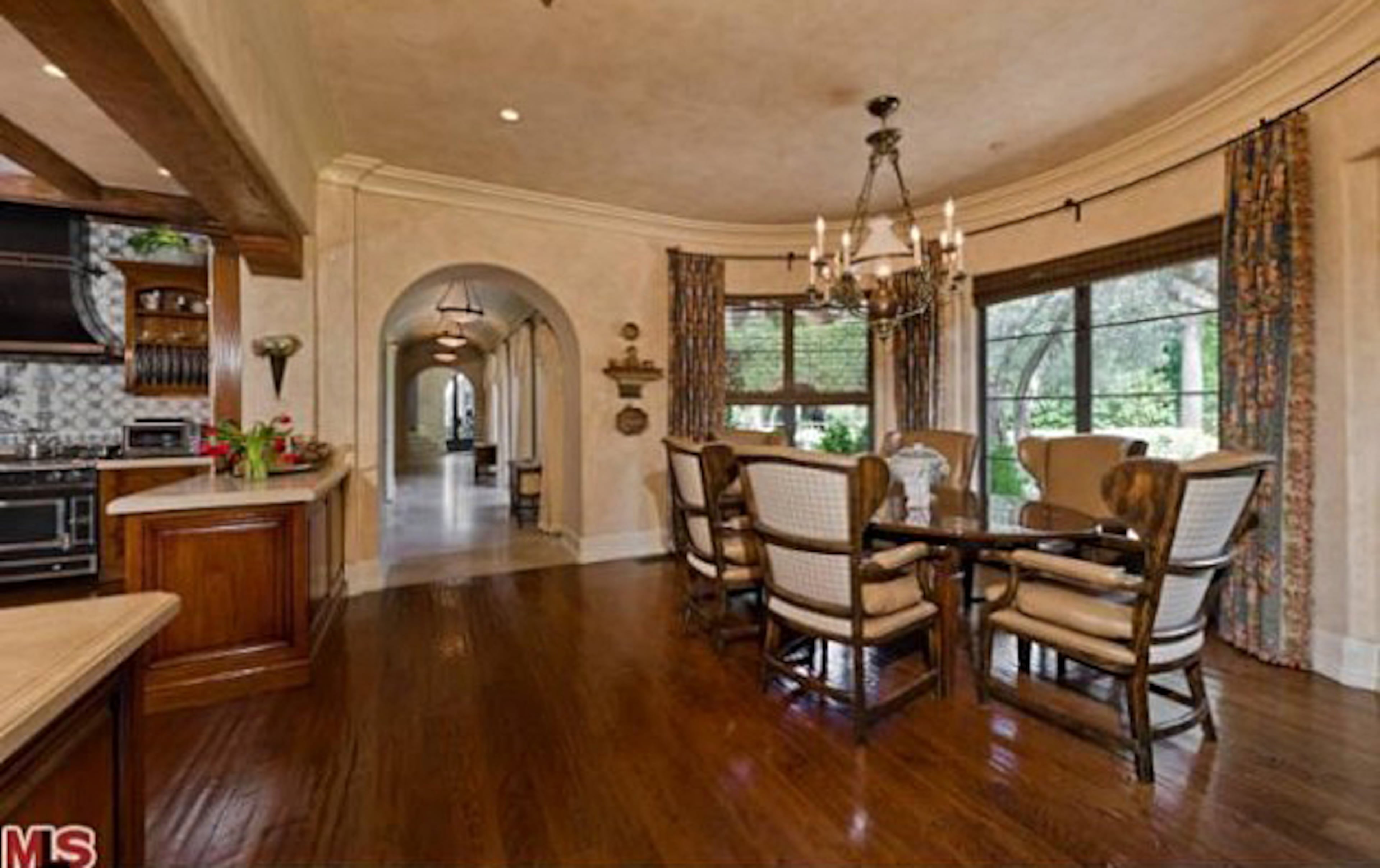 Take a peek inside Christina Aguilera's Beverly Hills mansion. The home, which Aguilera bought for $10.75 million in 2013, features six bedrooms, nine bathrooms, a master suite with a fireplace, a patio, an office, a spa bath, a screening room and wet bars. The property also includes a pool and spa. For more information, visit http://www.toptenrealestatedeals.com/homes/weekly-ten-best-home-deals/2013/5-14-2013/.