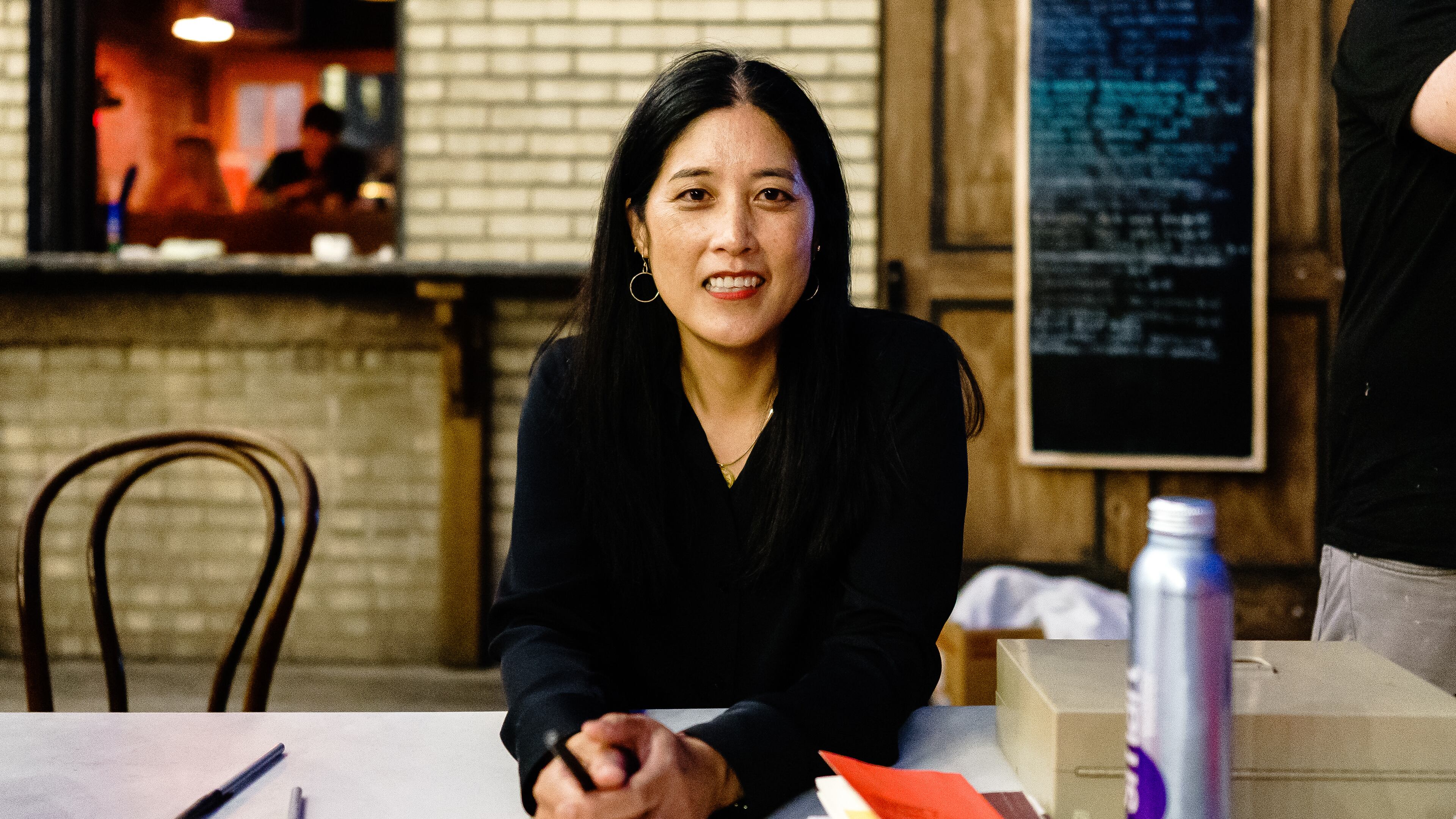 Victoria Chang is Georgia Tech’s Bourne chair of poetry, the director of Poetry@Tech and a 2017 Guggenheim Fellowship recipient. Her new poetry collection is called "With My Back to the World." Courtesy of Pat Cray