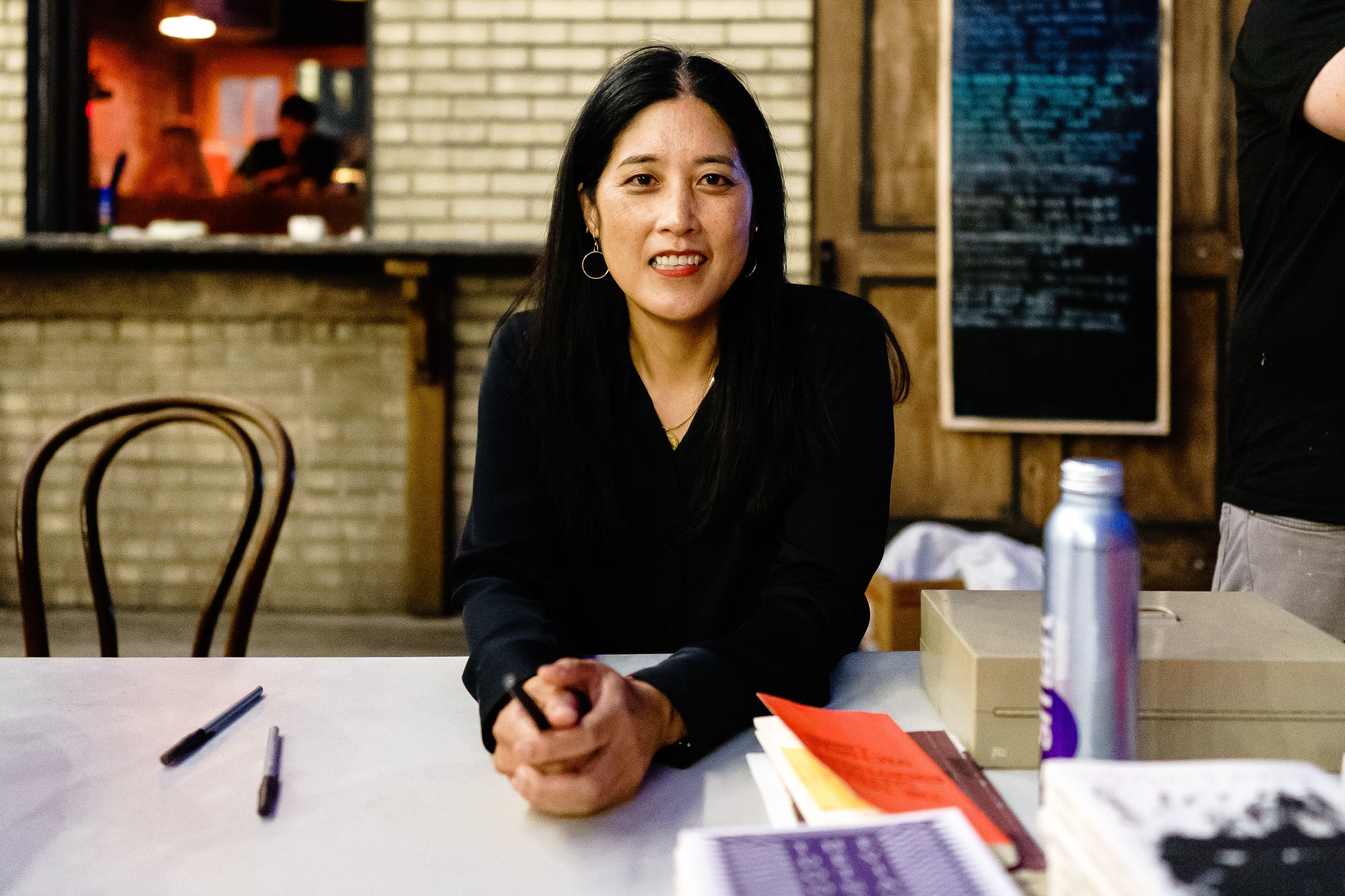 Atlanta poet Victoria Chang, who contributed a poem to "The People's Project," will join Saeed Jones in conversation at the Decatur Book Festival keynote event. (Courtesy of Pat Cray)
