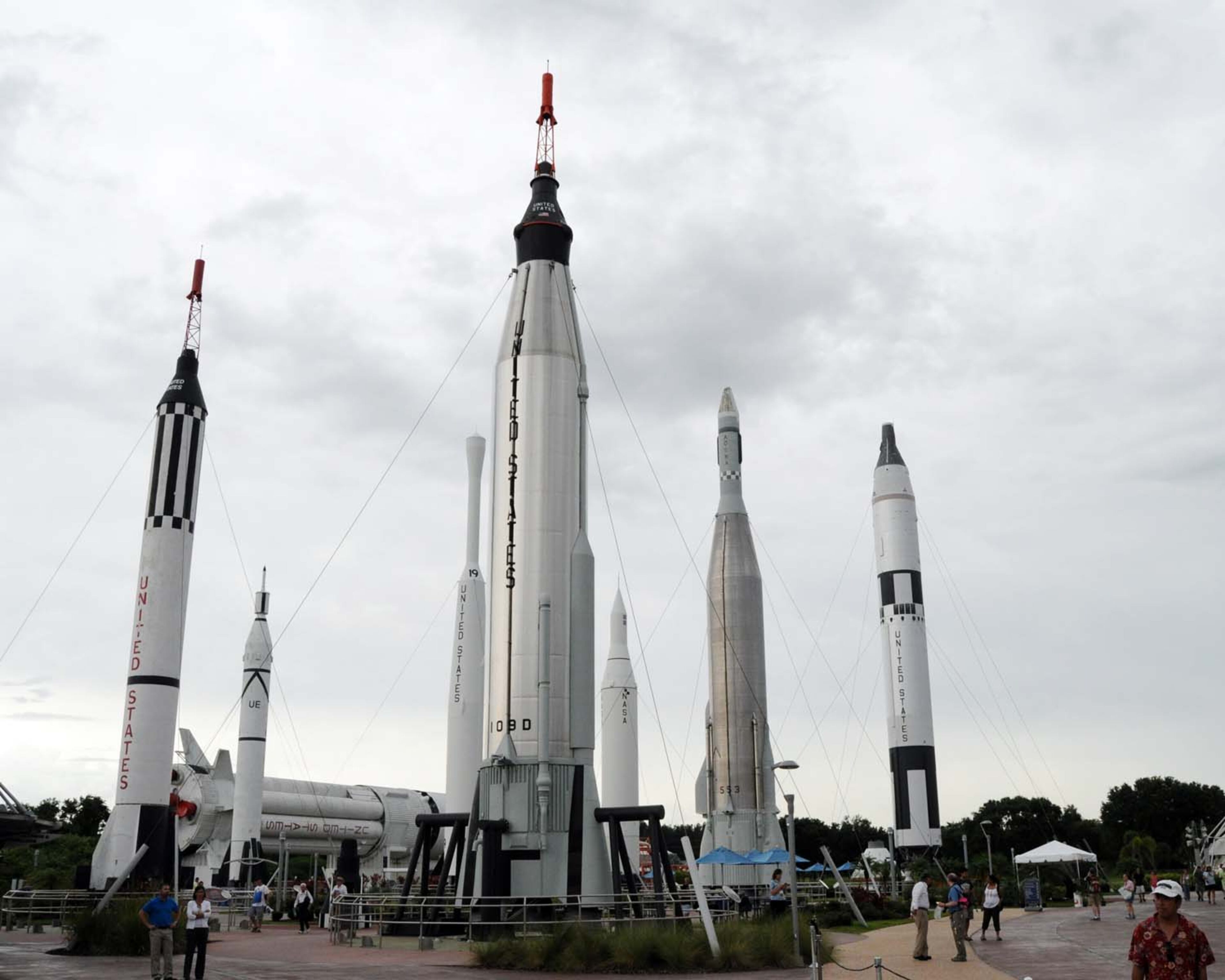 Kennedy Space Center Visitor Complex celebrated the grand opening of the new $100 million attraction featuring the Space Shuttle Atlantis.