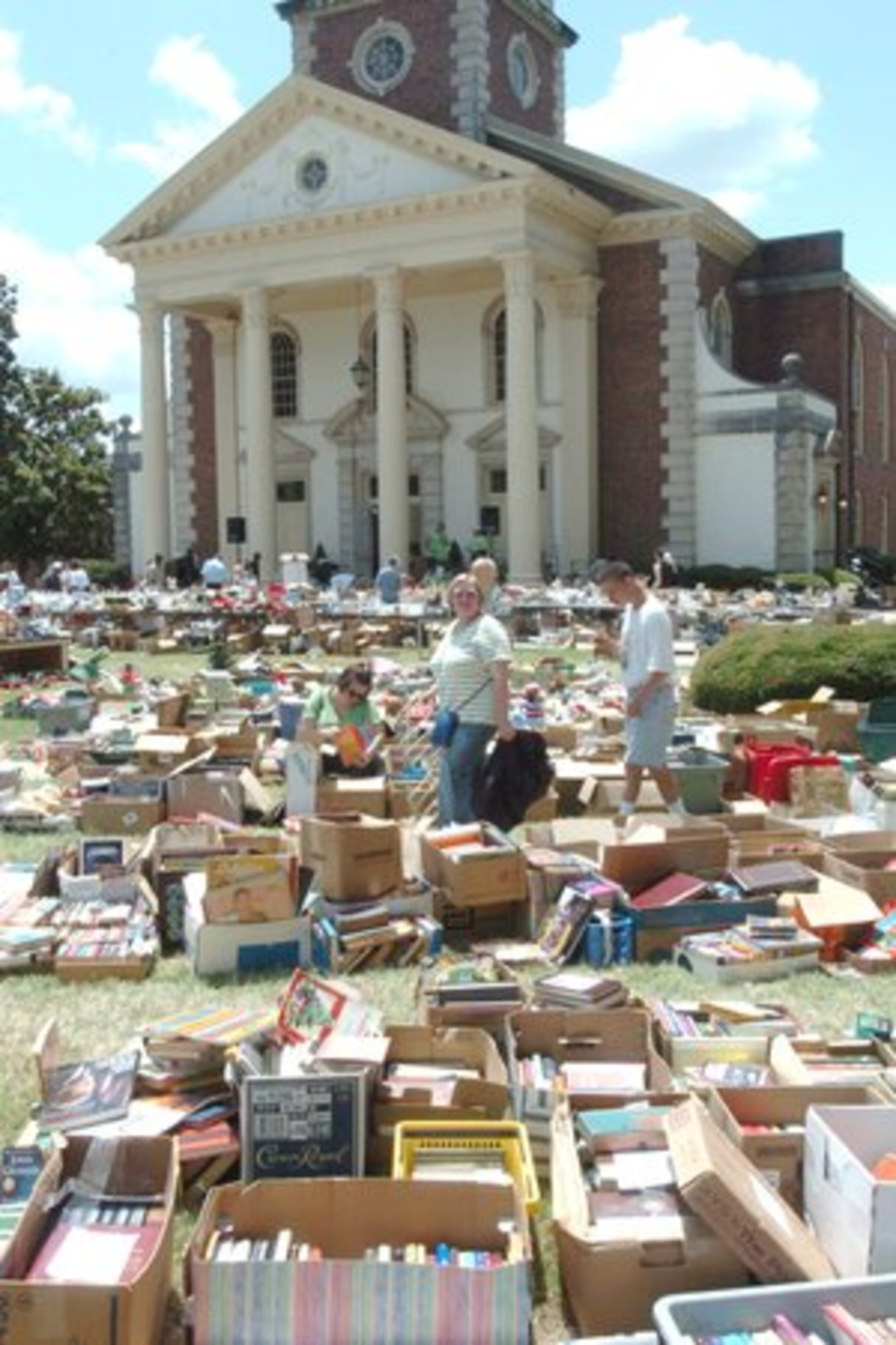 Decatur First Baptist is known for its large annual yard sale that raises money for youth missions.