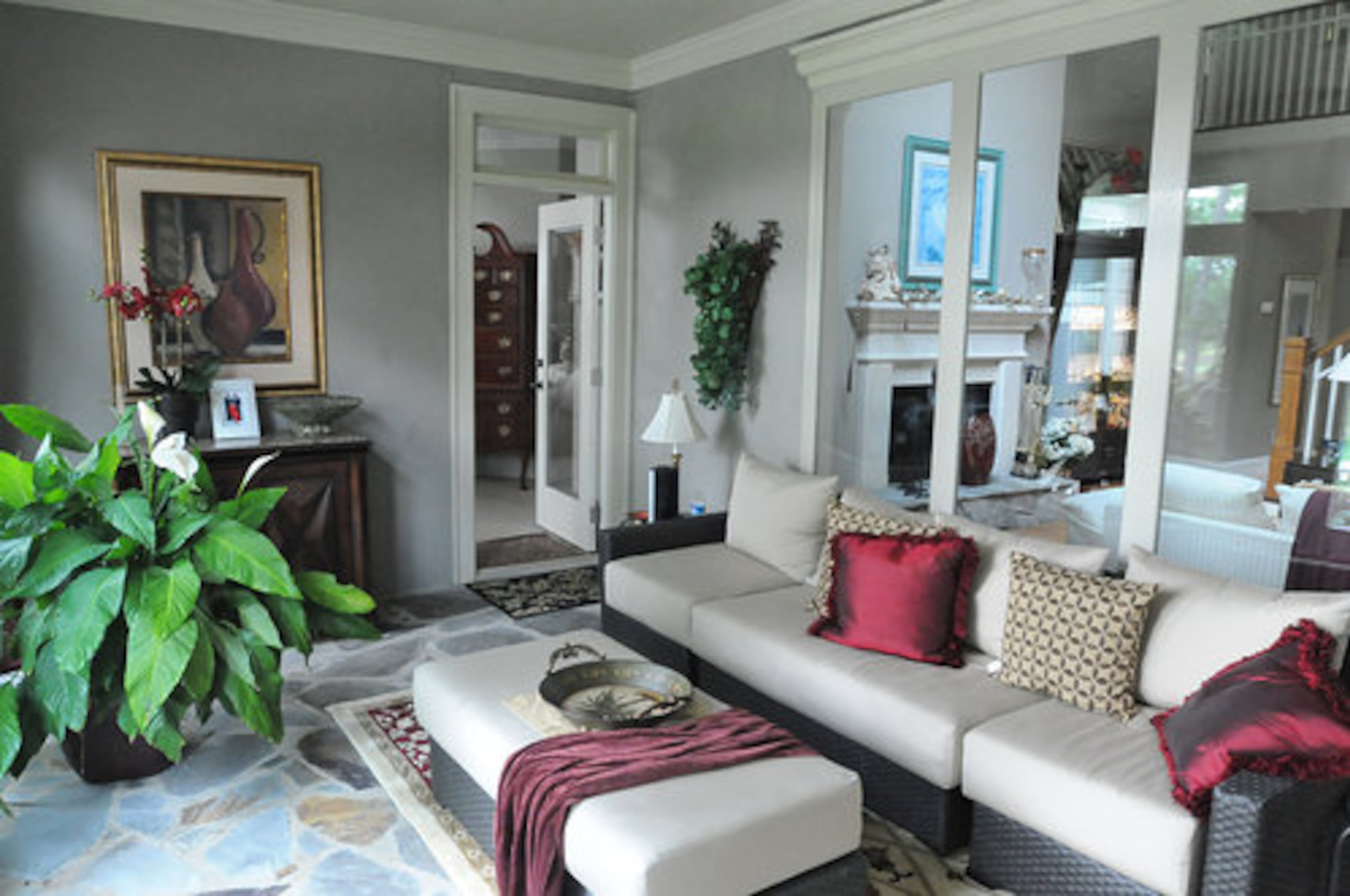 "The sun room is a perfect place to relax and get away from the heat," James Mays says.