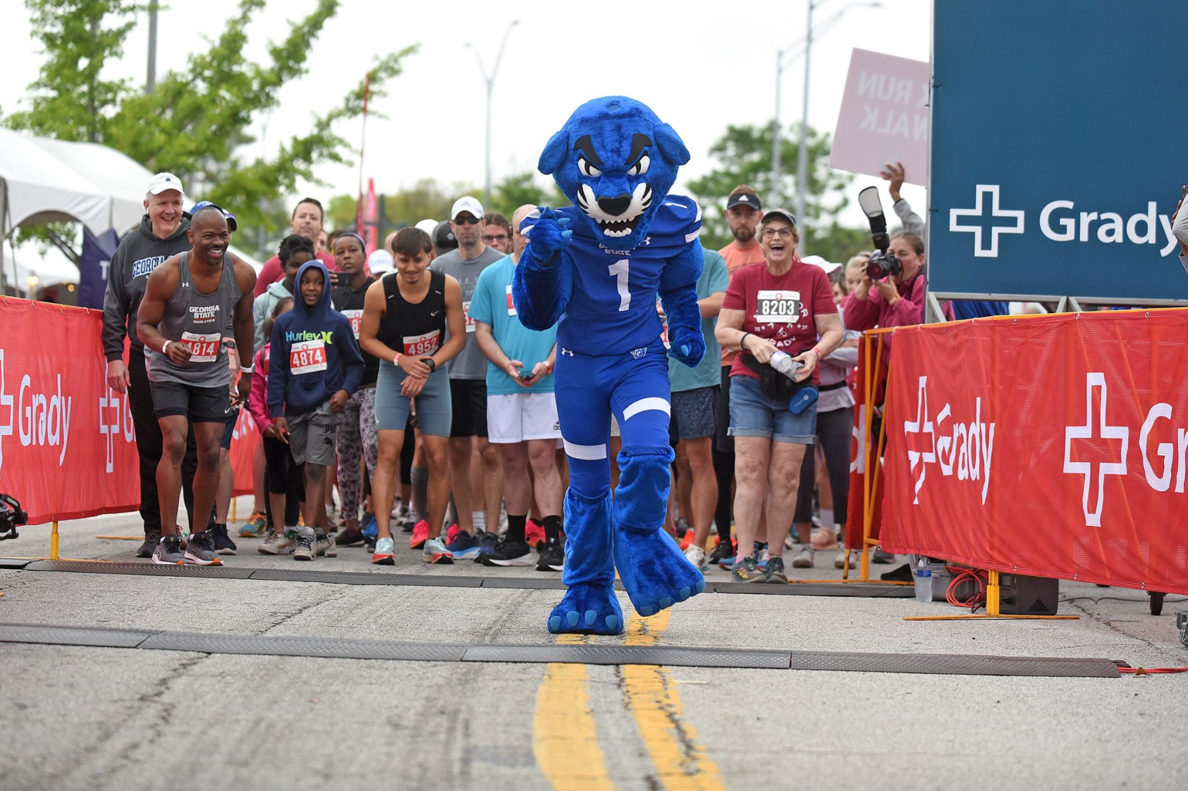 Move For Grady, the health care system's local fundraiser, hosted thousands of participants in downtown Atlanta this year.
Courtesy of Move For Grady