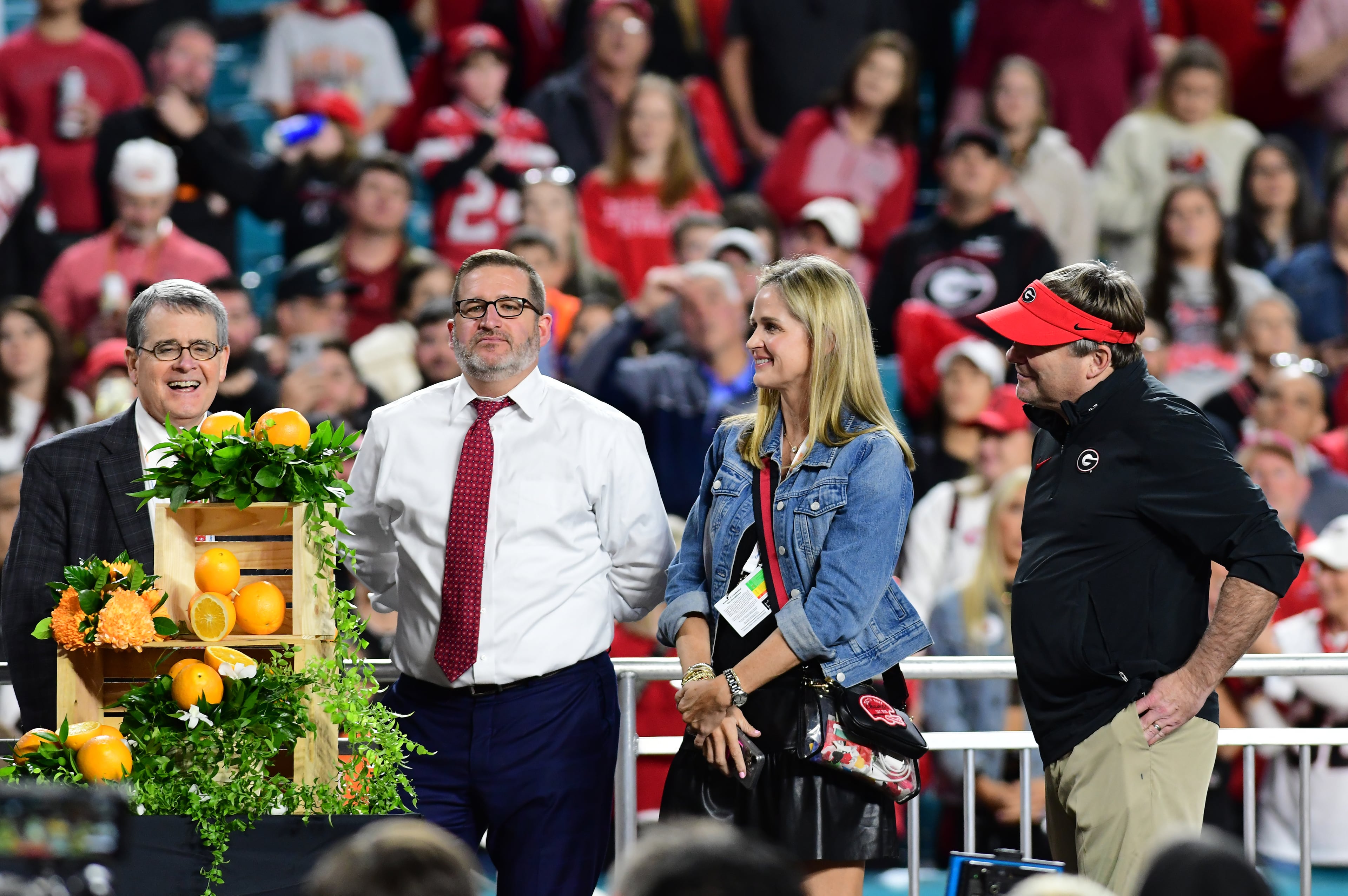 Jere Morehead, Josh Brooks, Mary Beth Smart, Kirby Smart