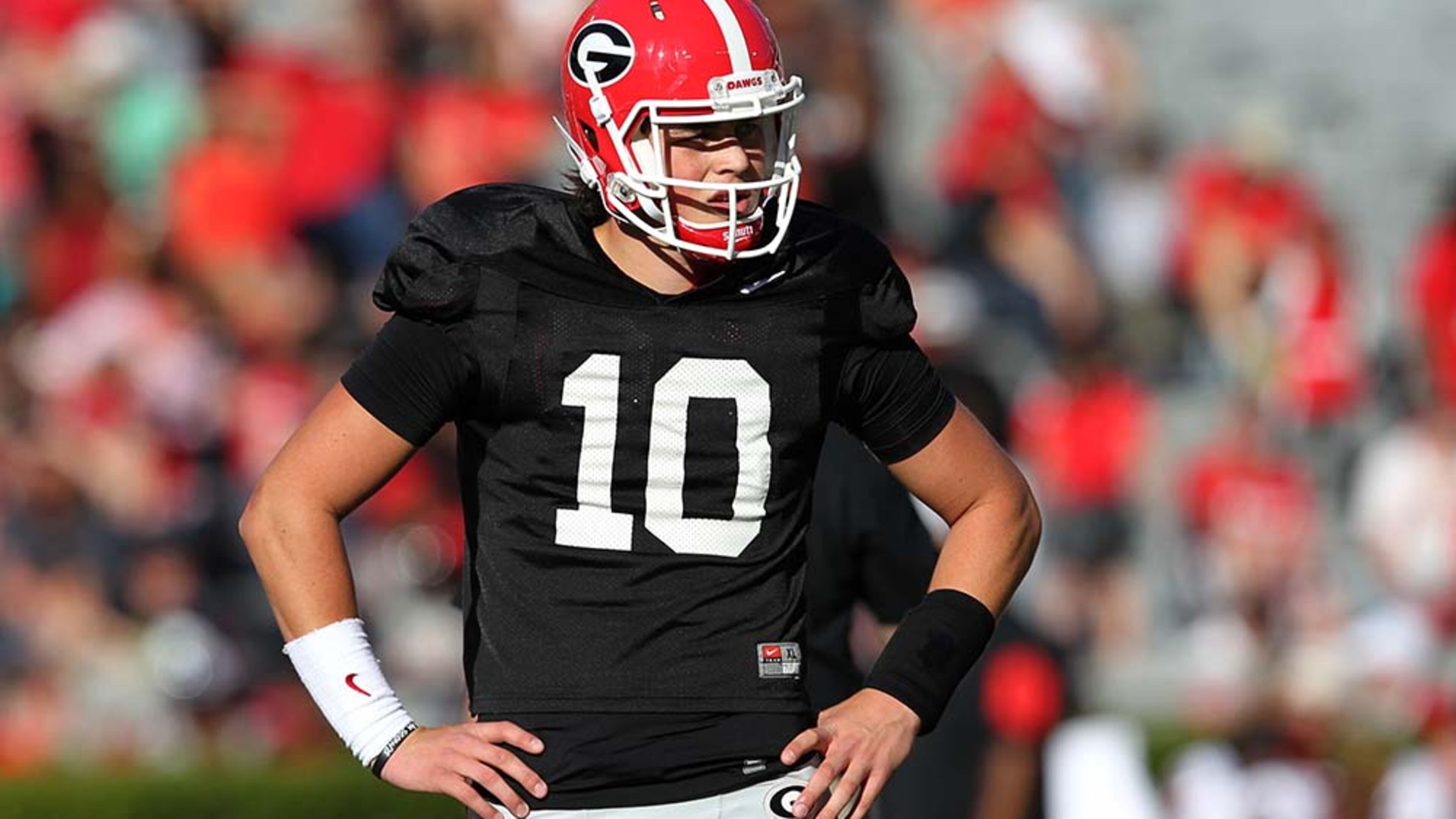 Freshman Jacob Eason is competing to be Georgia's starting quarterback.