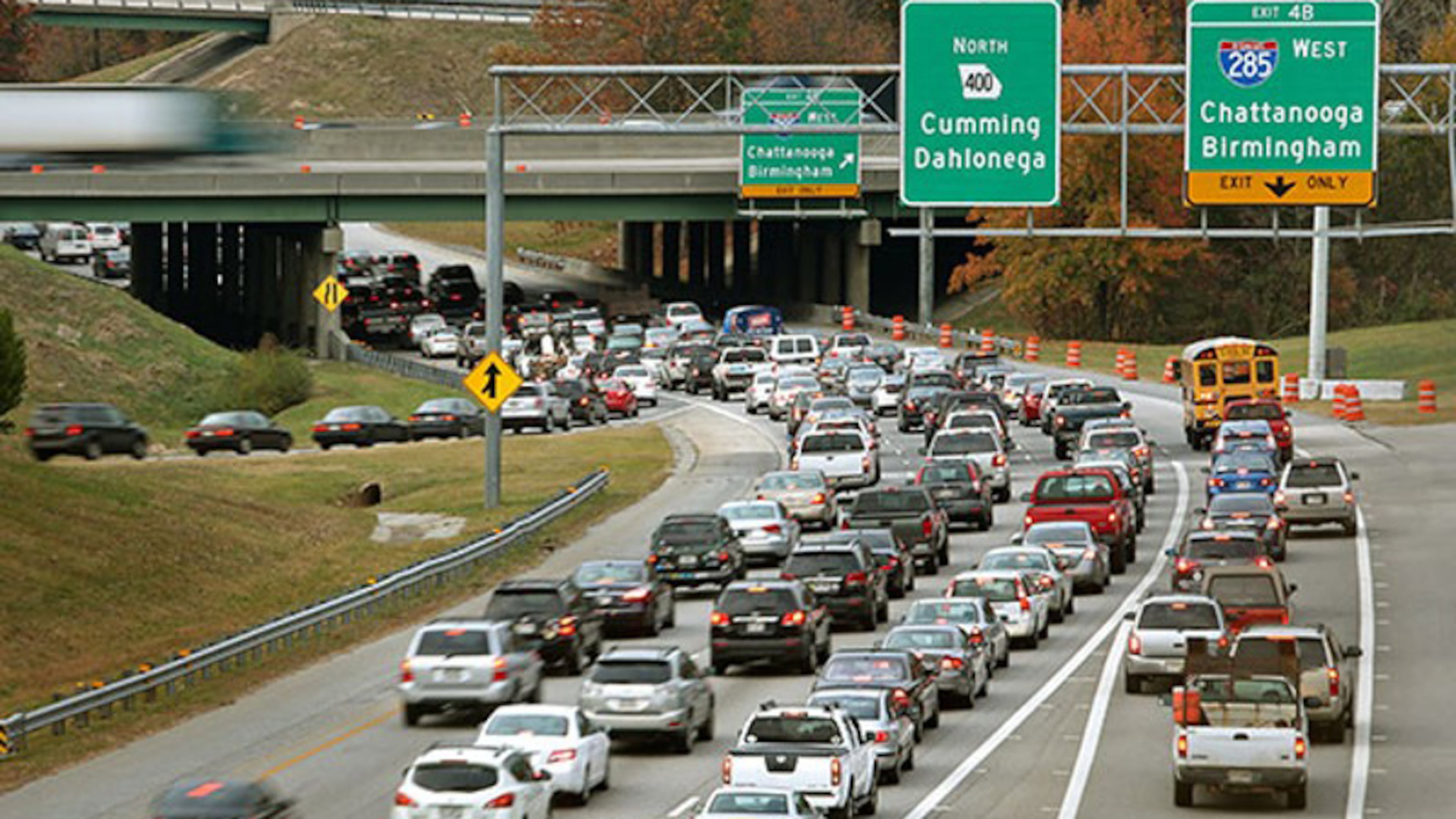 More overnight lane closures have been announced as part of the continuing reconstruction of the I-285/Ga. 400 interchange in the Perimeter area of North Fulton and DeKalb counties.