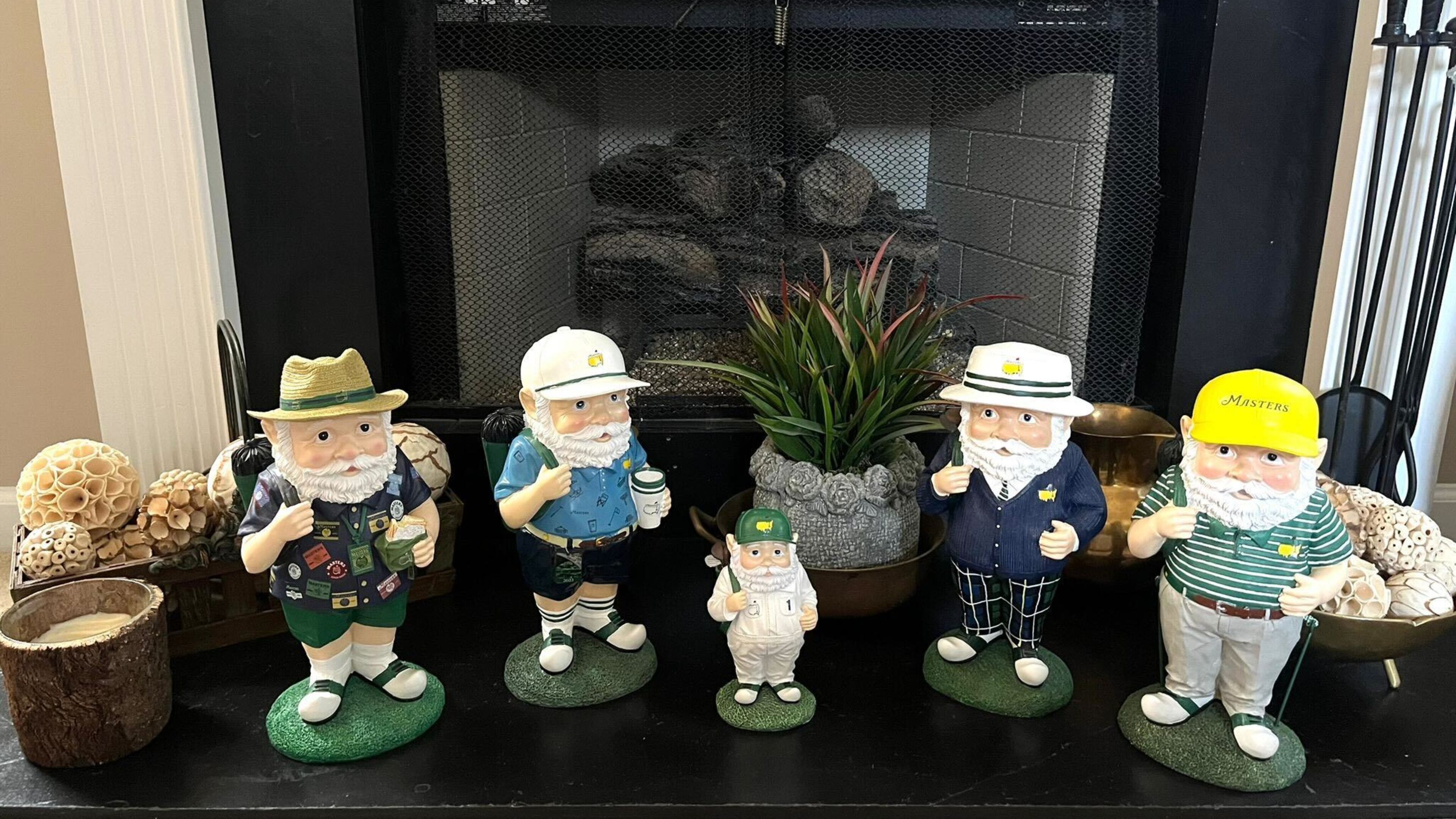 AJC reporter Jozsef Papp has collected Masters gnomes since 2020, when a special Christmas edition was released. He has secured a gnome every year since then.