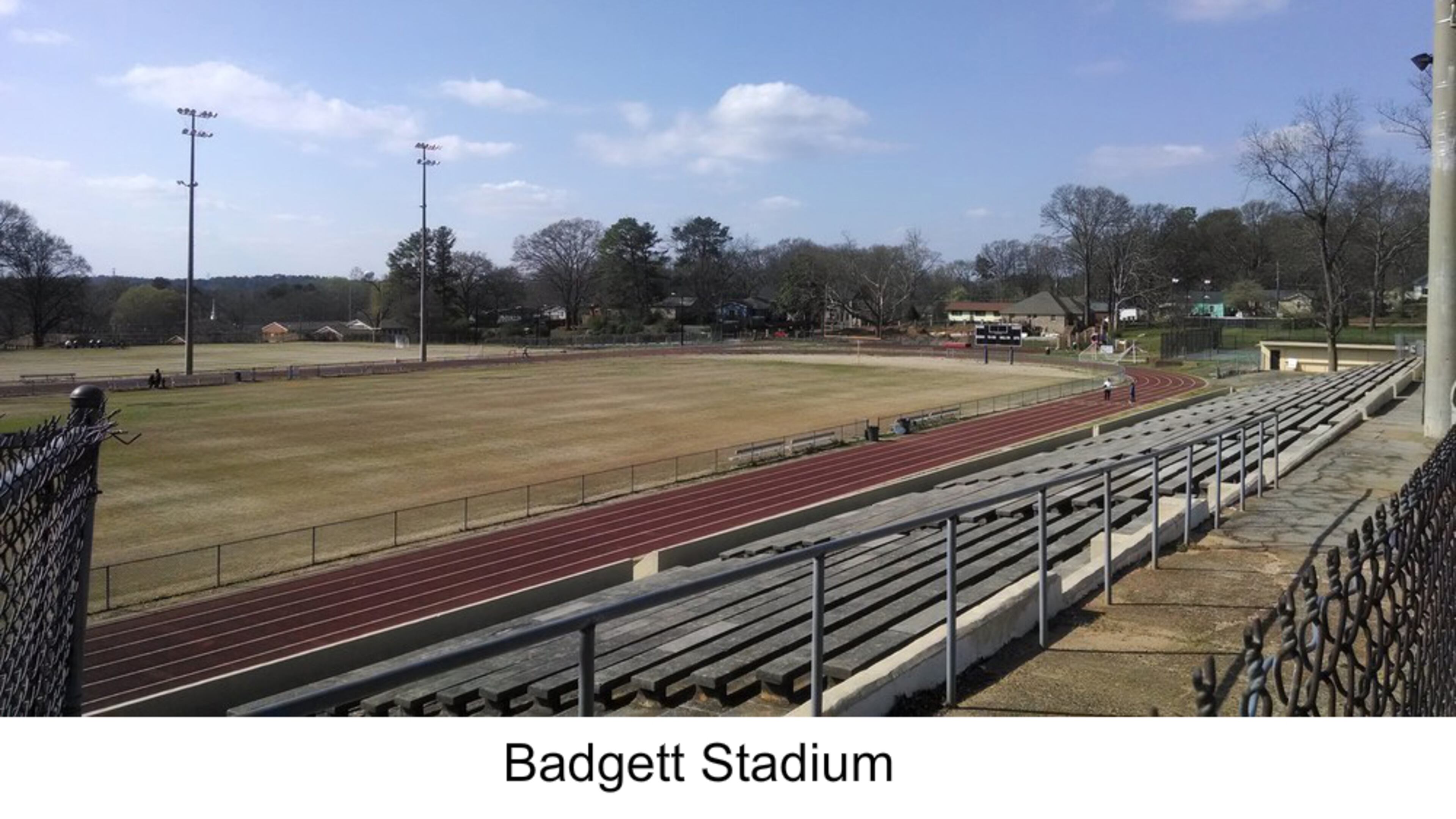 The College Park Recreation Department has begun improvements to Bill Badgett Stadium. CONTRIBUTED
