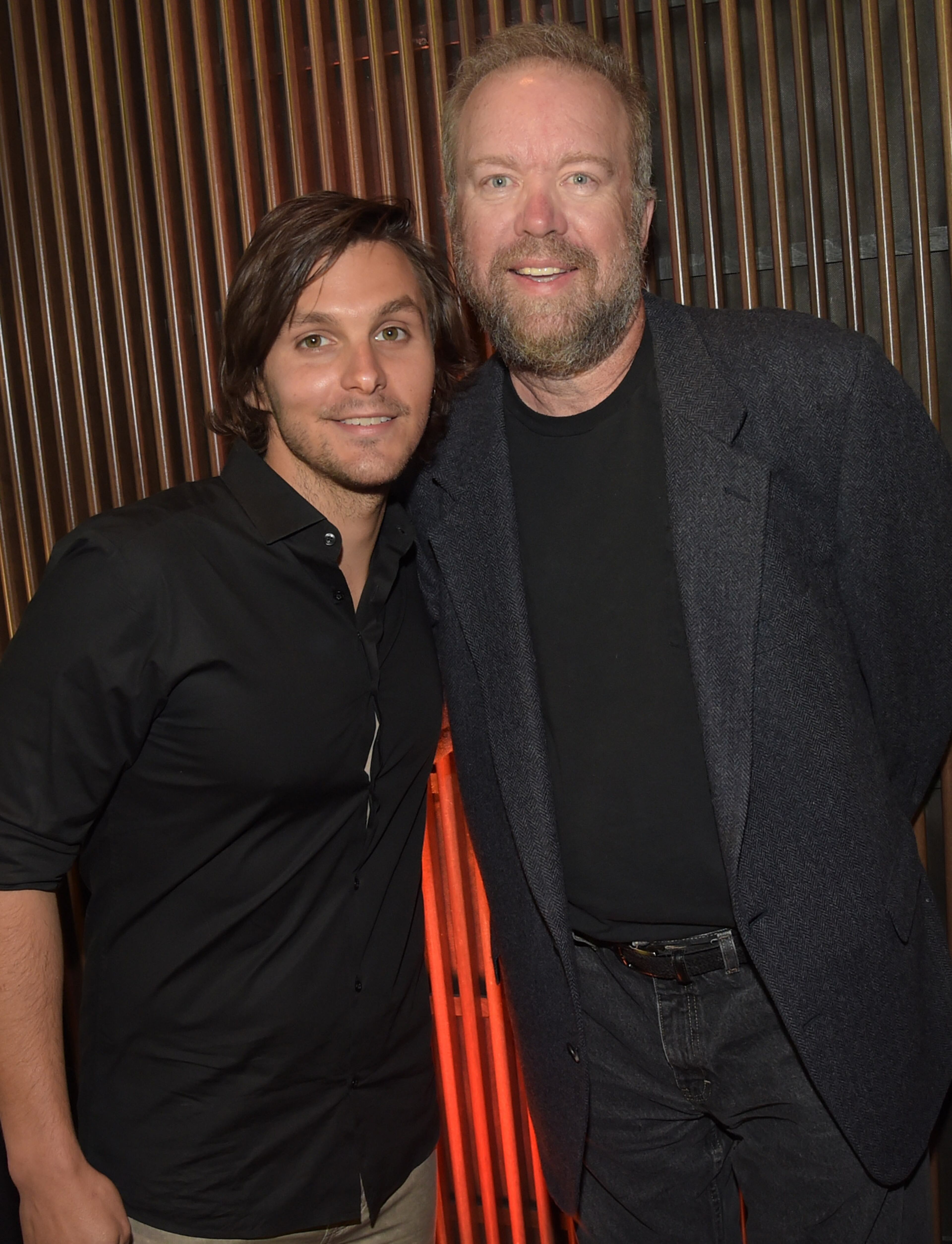 NASHVILLE, TN - AUGUST 13: Singers/Songwriters Charlie Worsham and Don Schlitz attend the Country Music Hall of Fame Kenny Rogers Exhibit Opening Reception at the Country Music Hall of Fame and Museum on August 13, 2014 in Nashville, Tennessee. (Photo by Rick Diamond/Getty Images for the Country Music Hall of Fame and Museum)
