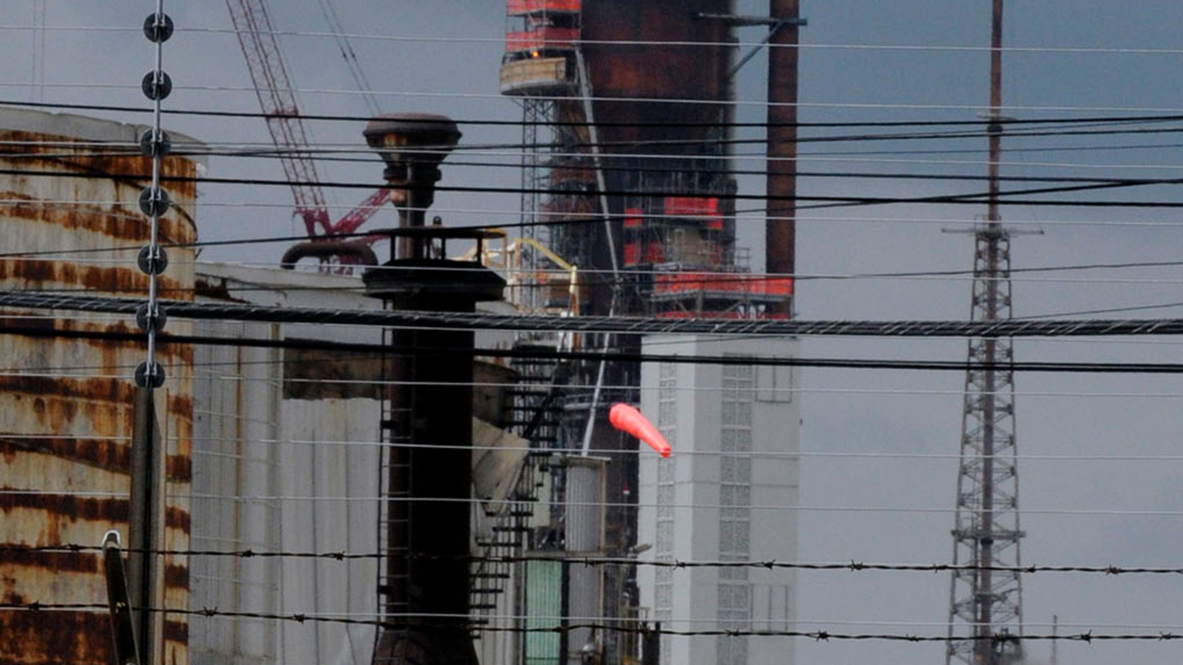 Smoke rises from an ExxonMobil refinery in Baytown, Texas.