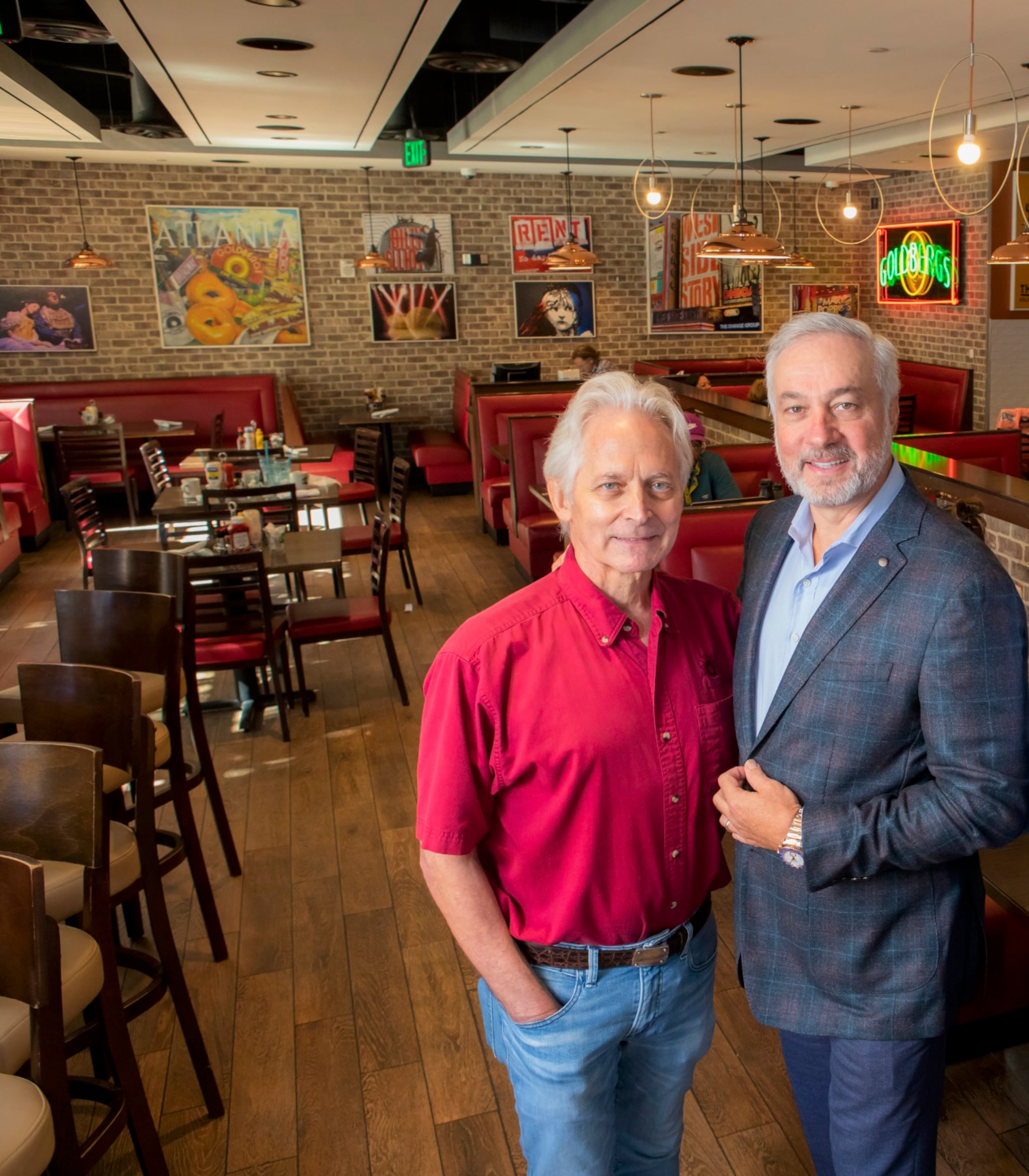 Howard Aaron (left) and Wayne Saxe are owners of Goldbergs Group. (Courtesy of Goldbergs Group)