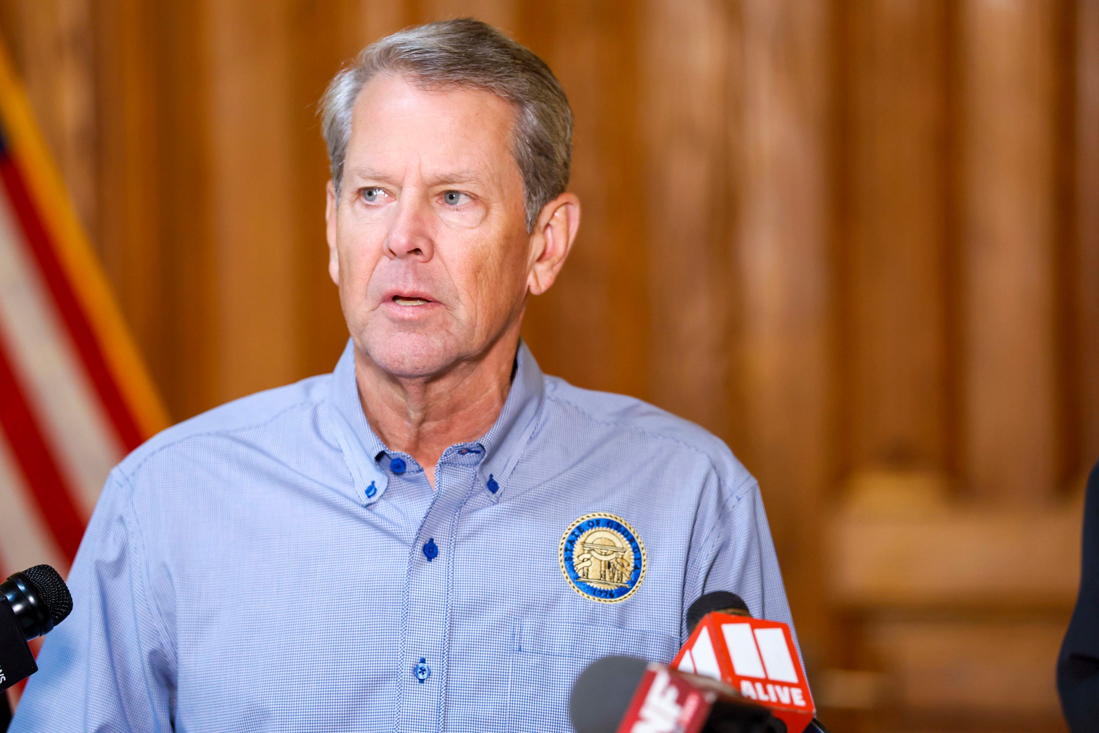 Gov. Brian Kemp has announced that Georgia will extend its suspension of the state gas tax through the end of November. (Miguel Martinez/AJC)