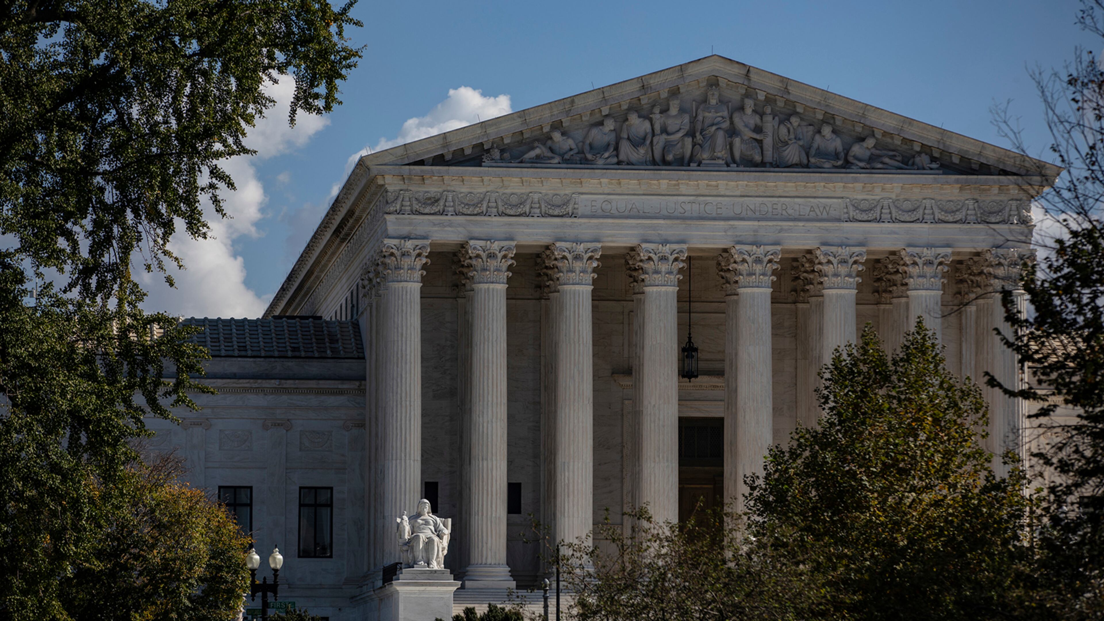 The U.S. Supreme Court on Oct. 22, 2020 in Washington, D.C. (Samuel Corum/Getty Images/TNS)