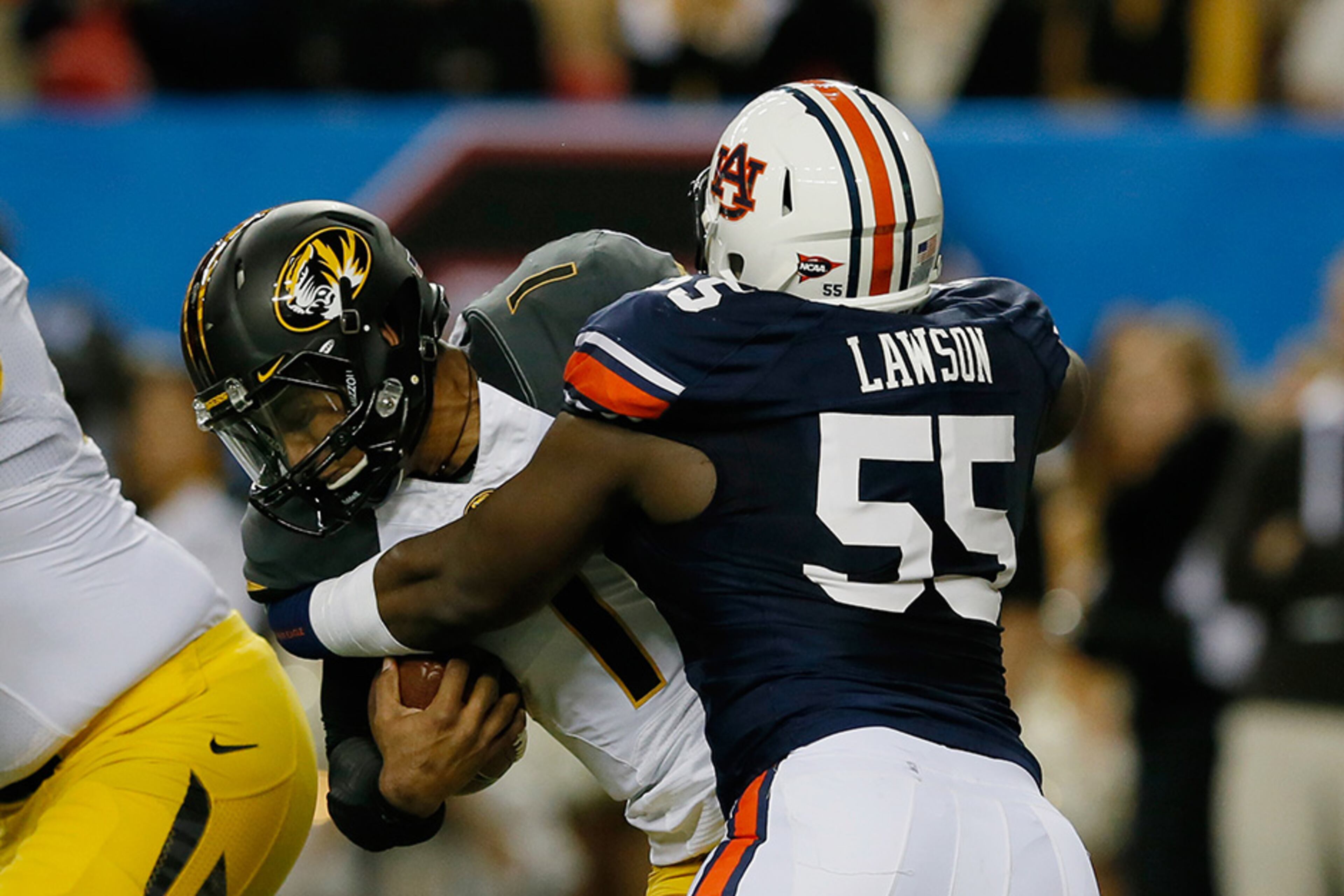 Carl Lawson, defensive lineman, Auburn: With Dee Ford off to the NFL, Lawson will have his chance to start. Lawson played in all 14 games in 2013, finishing with 20 tackles, 7.5 for loss and was second on the team with four sacks.