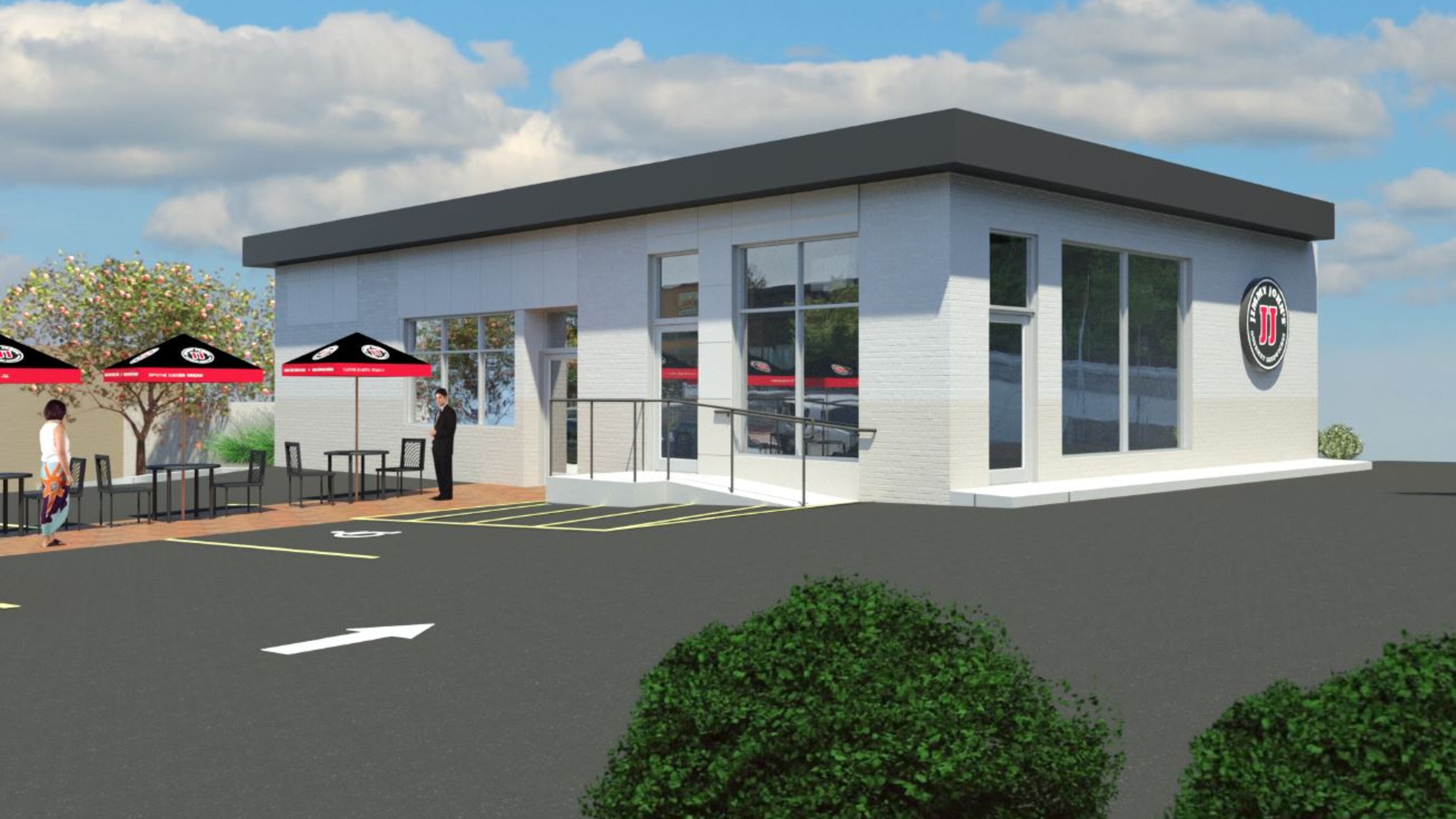Jimmy John's should be up and running at the long-vacant Chevron station on North Decatur Road by Thanksgiving. (Photo provided by Emory Village Alliance)