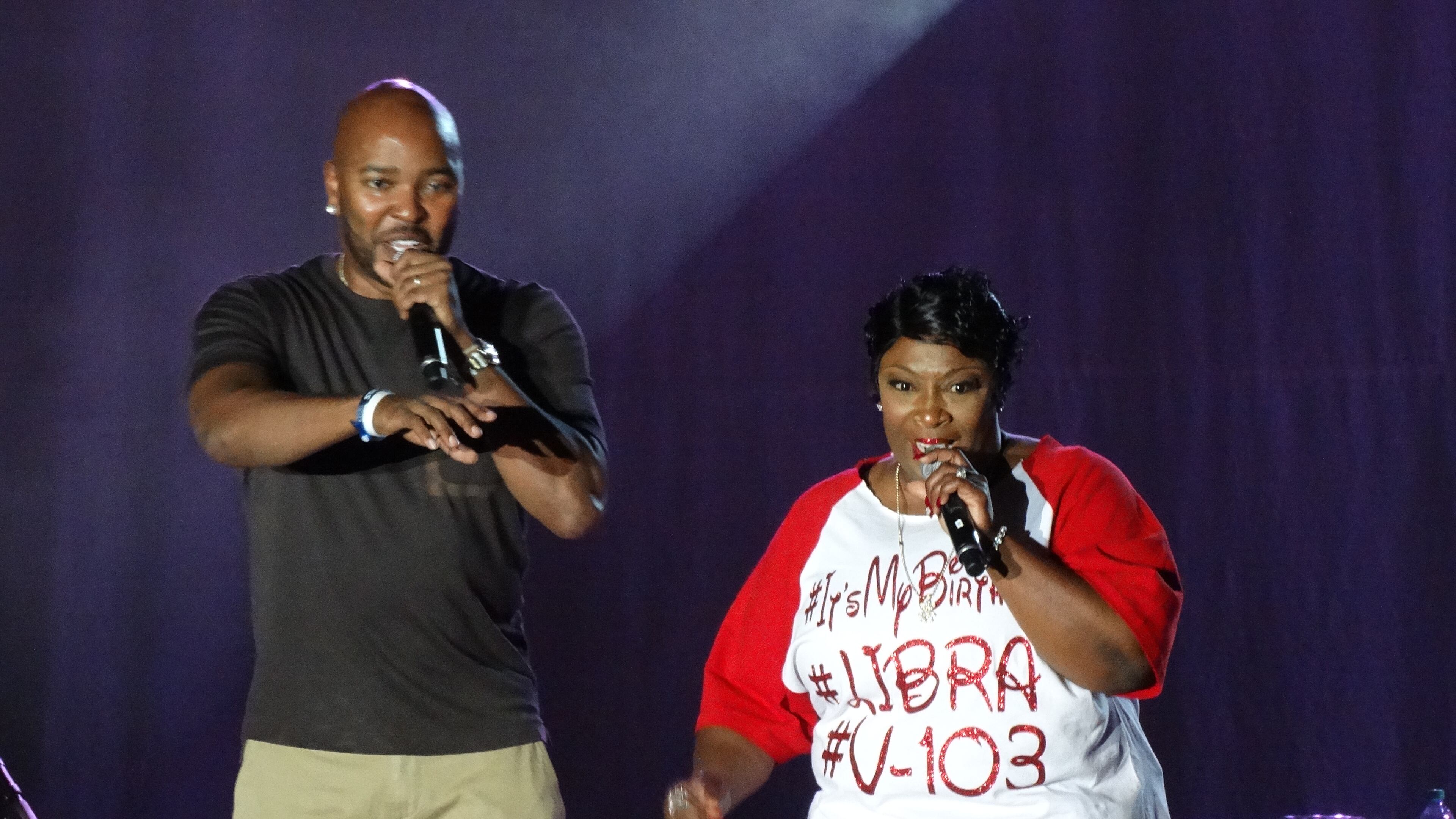 Ryan Cameron and Wanda Smith at last year's "For Sisters Only" at Georgia World Congress Center. CREDIT: Rodney ho/rho@ajc.com