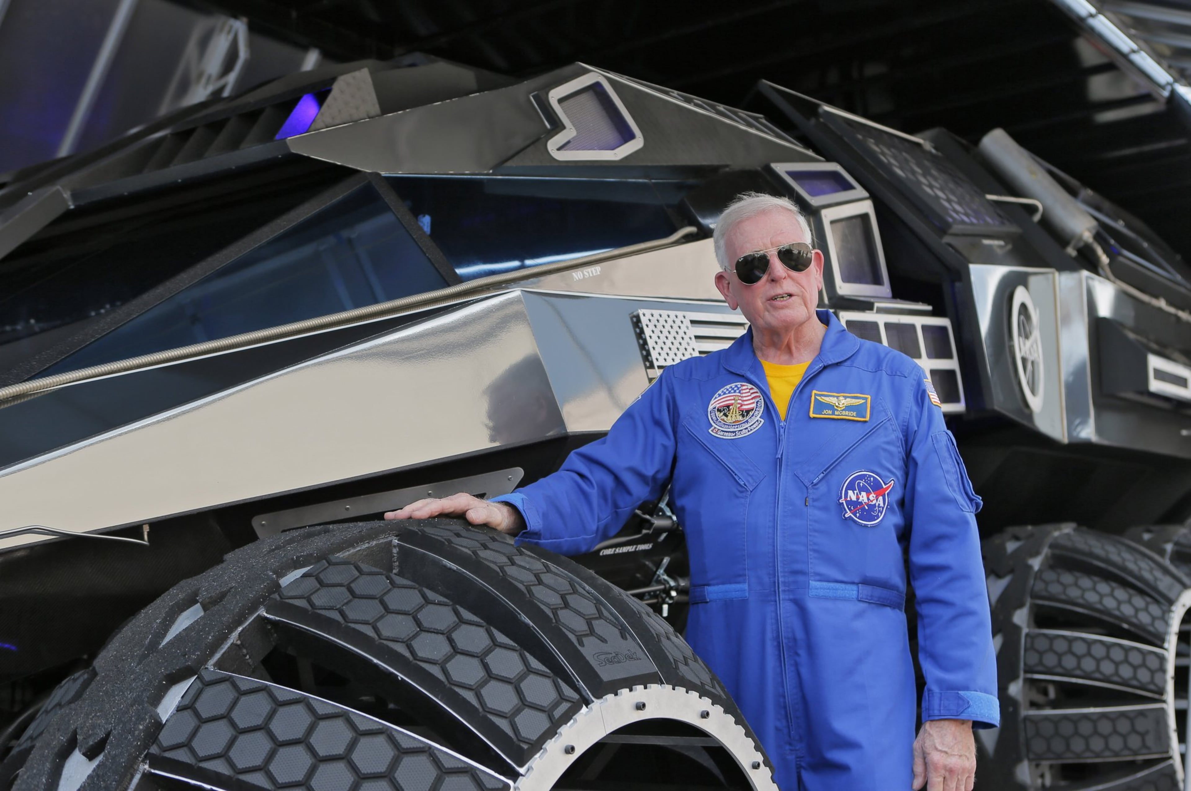 Astronaut Jon McBride was on hand to share his insight on space travel and Mars exploration Thursday at The Battery Atlanta adjacent to SunTrust Park.