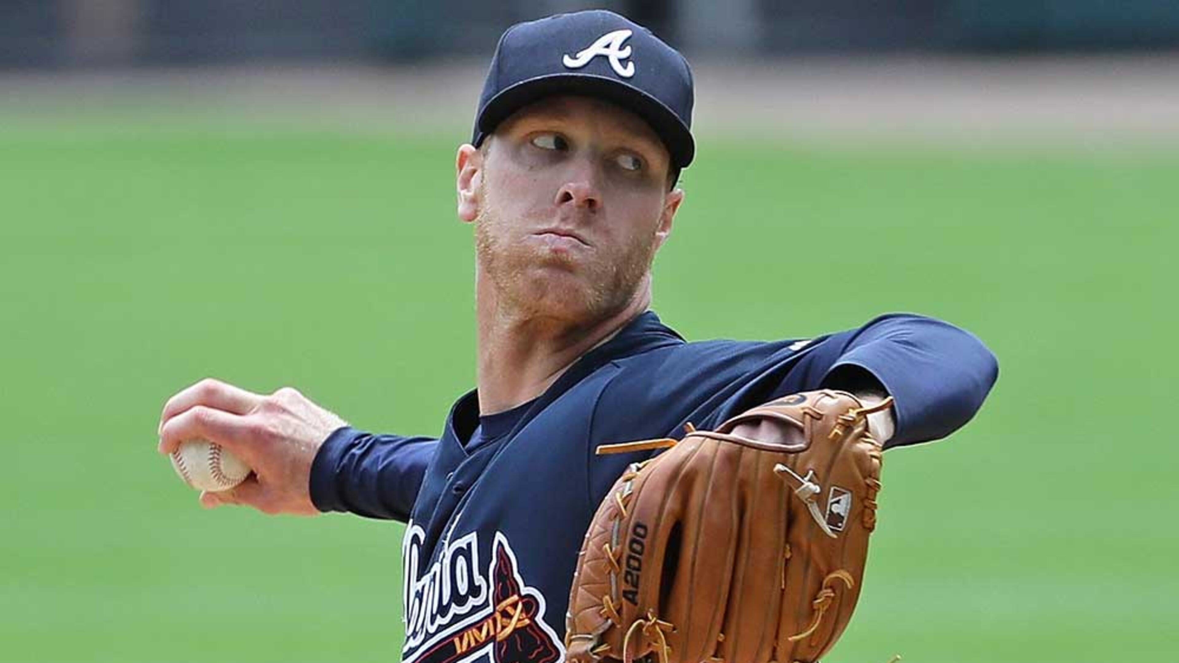 Mike Foltynewicz pitched seven scoreless innings in Sunday's win over the Chicago White Sox.